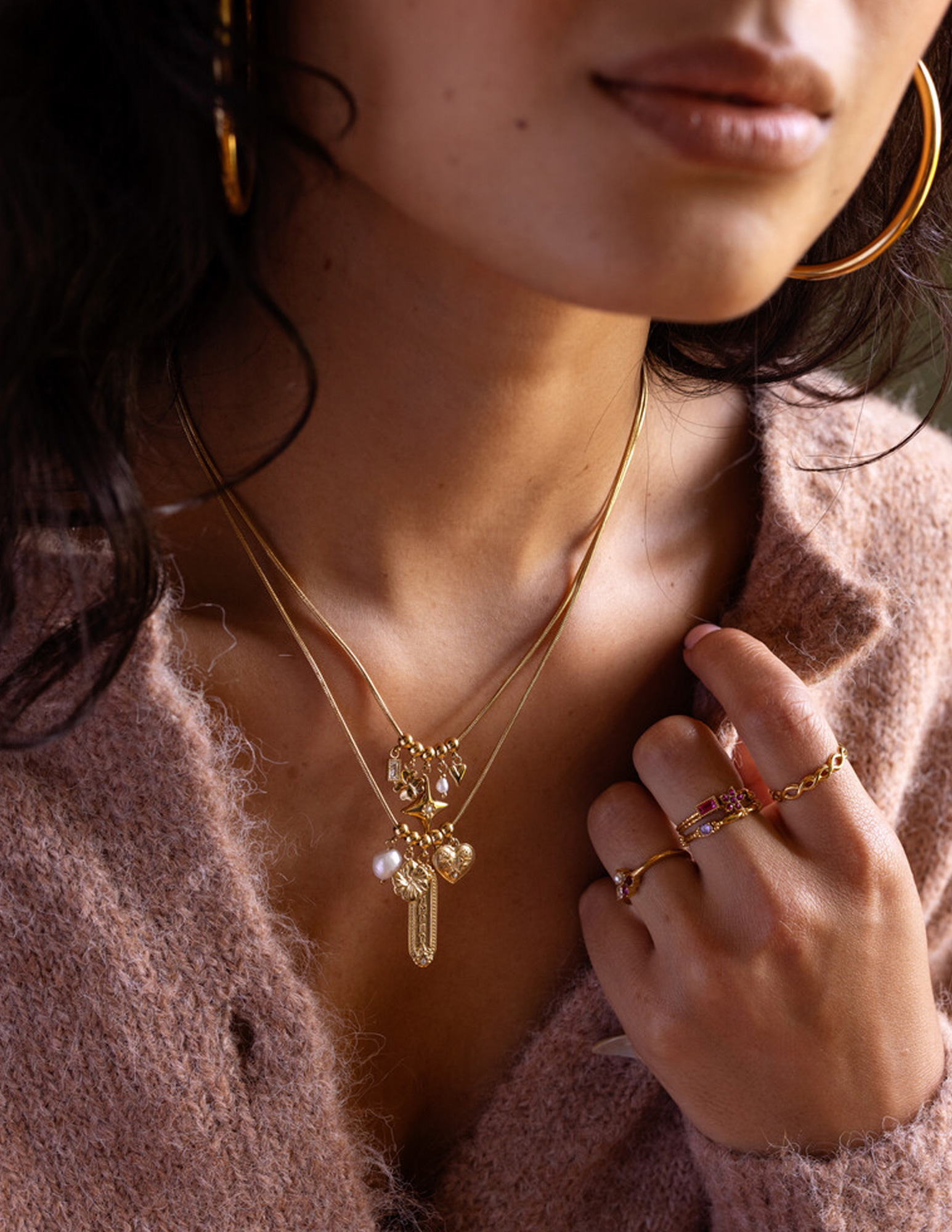 My Jewellery Mystic ketting L'amour MJ14192 Goud