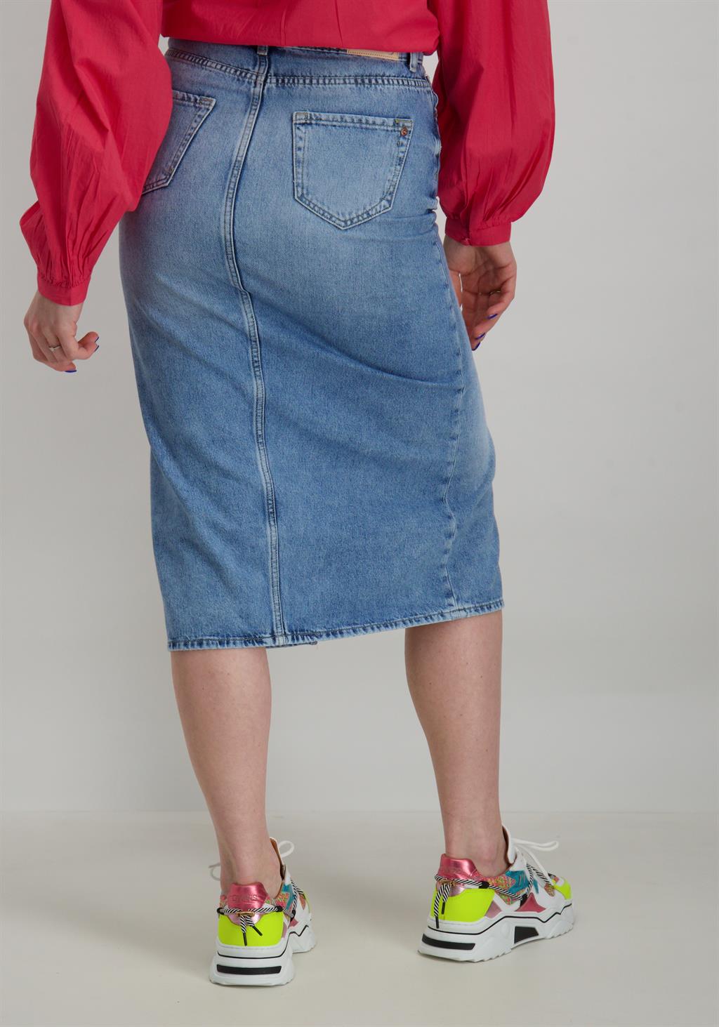 Cup of Joe Lange rok Helen Helen Licht blauw