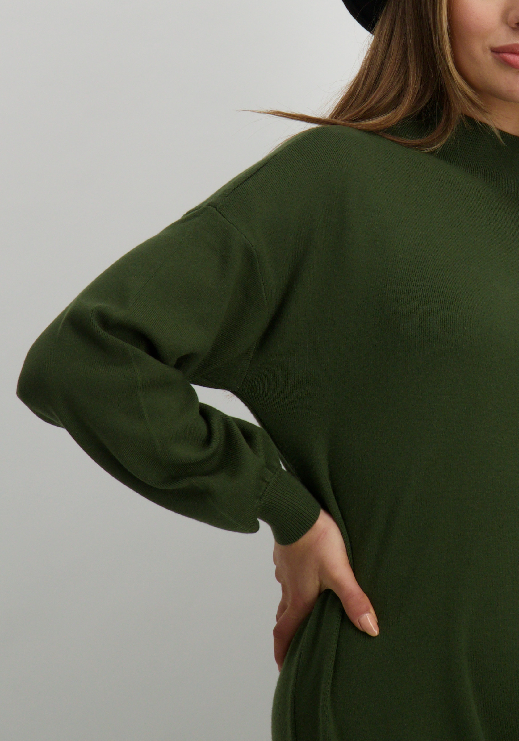 Vero moda Sweaterdress nancy 10249116 Donker groen