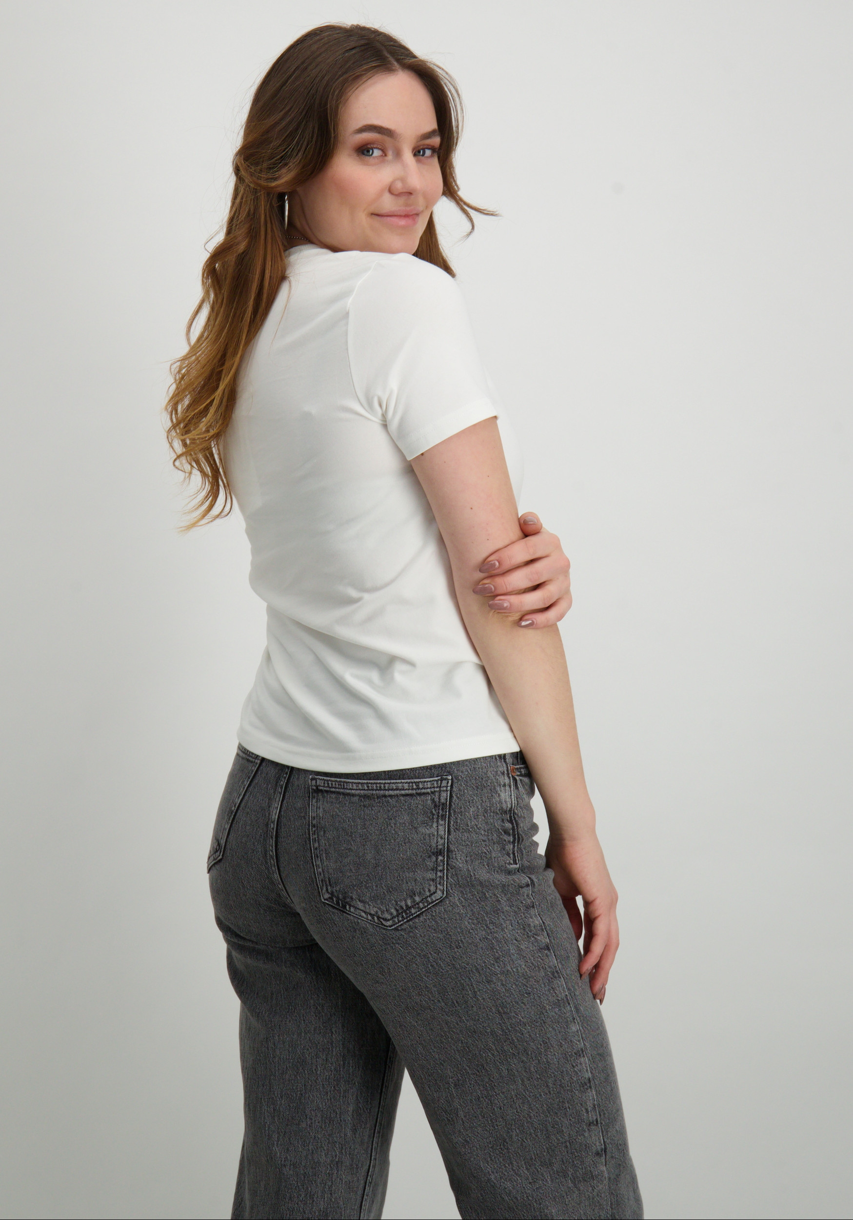 Only T-shirt Riri stones 15345366 Wit