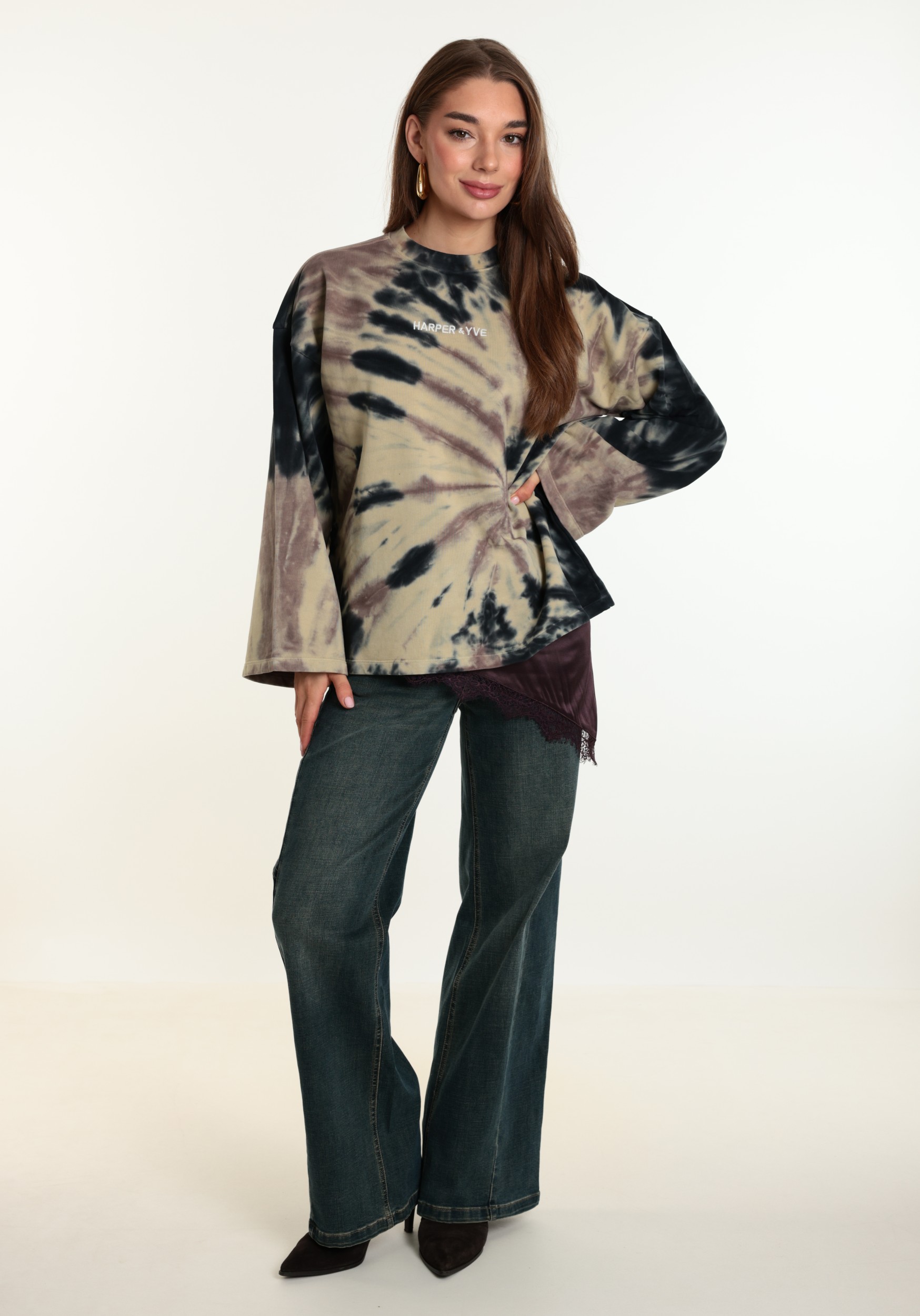 Geisha Jeans Wide 61808-10 Blauw