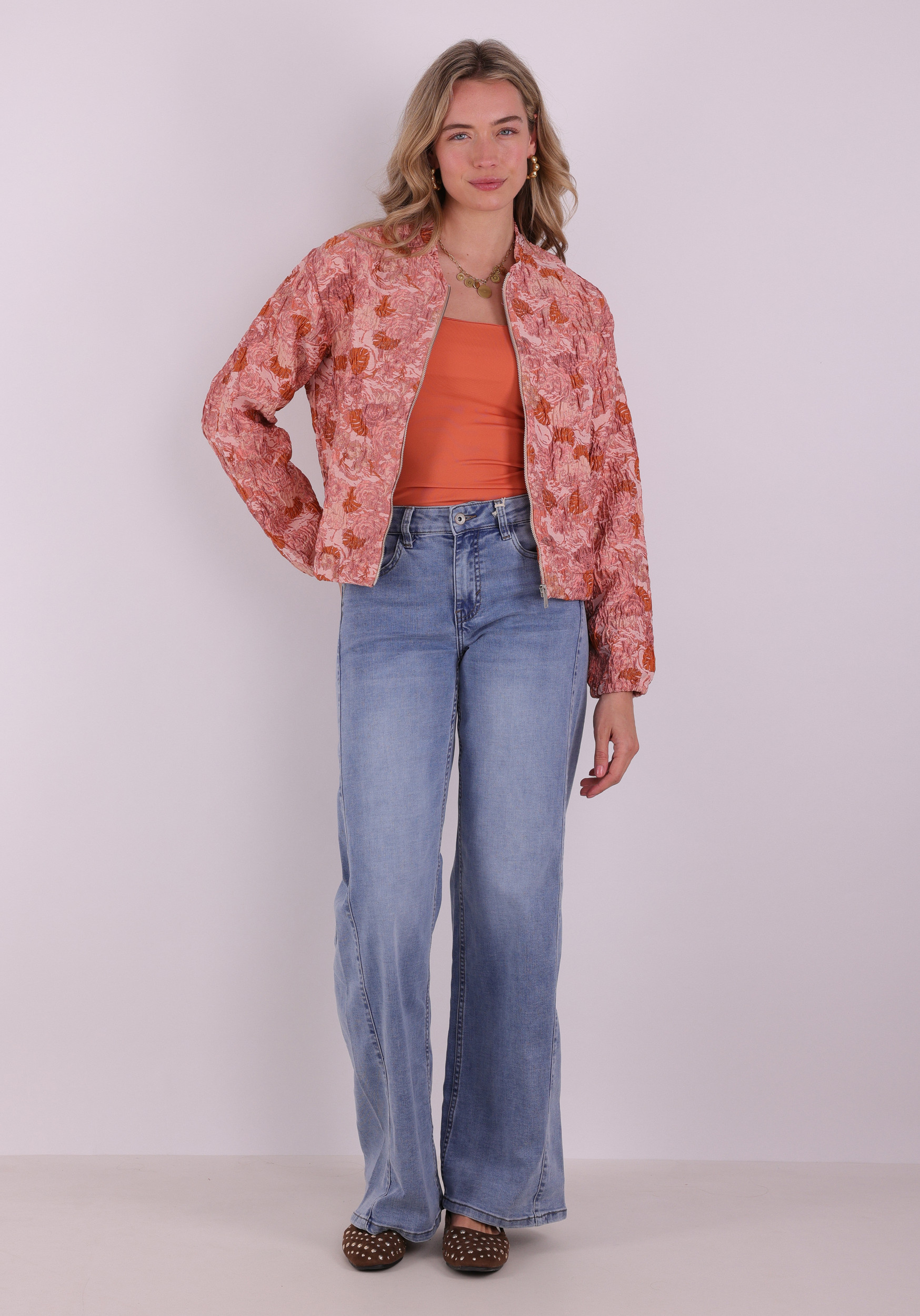 Vero moda Top Million reversible 10305800 Oranje