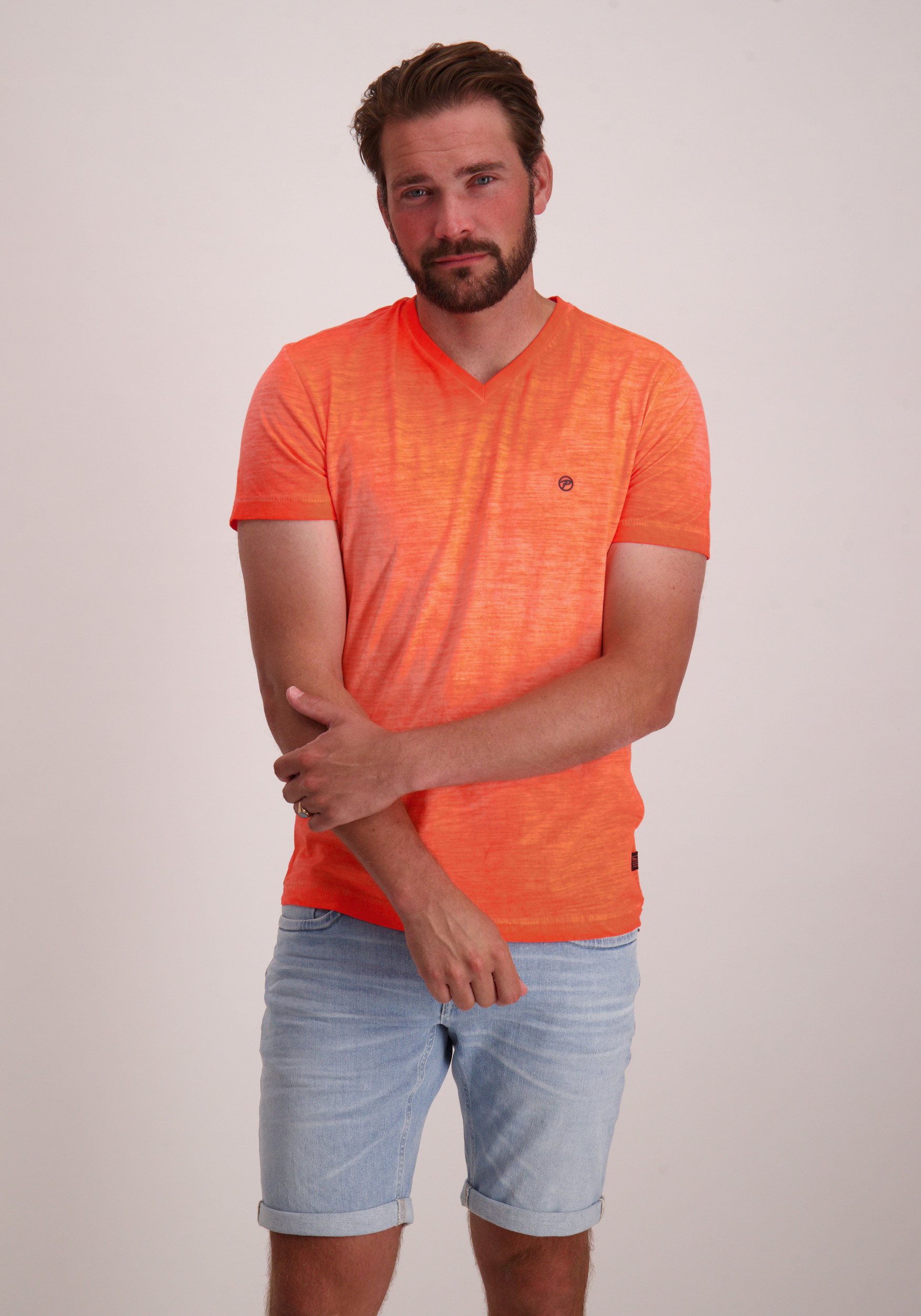 Petrol T-shirt M-1050-TSV662 Koraal