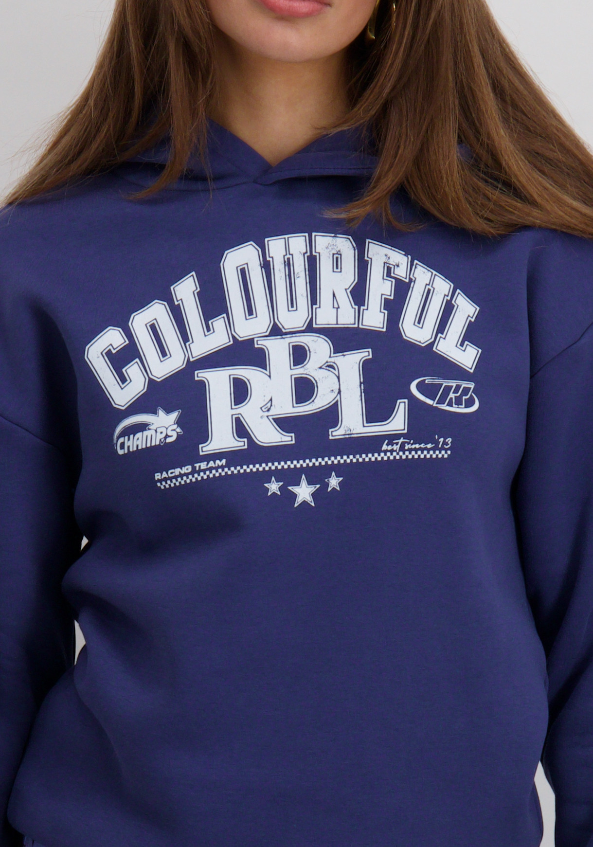 Colourful Rebel Hoodie RBL Sports WH117200 Raf blauw