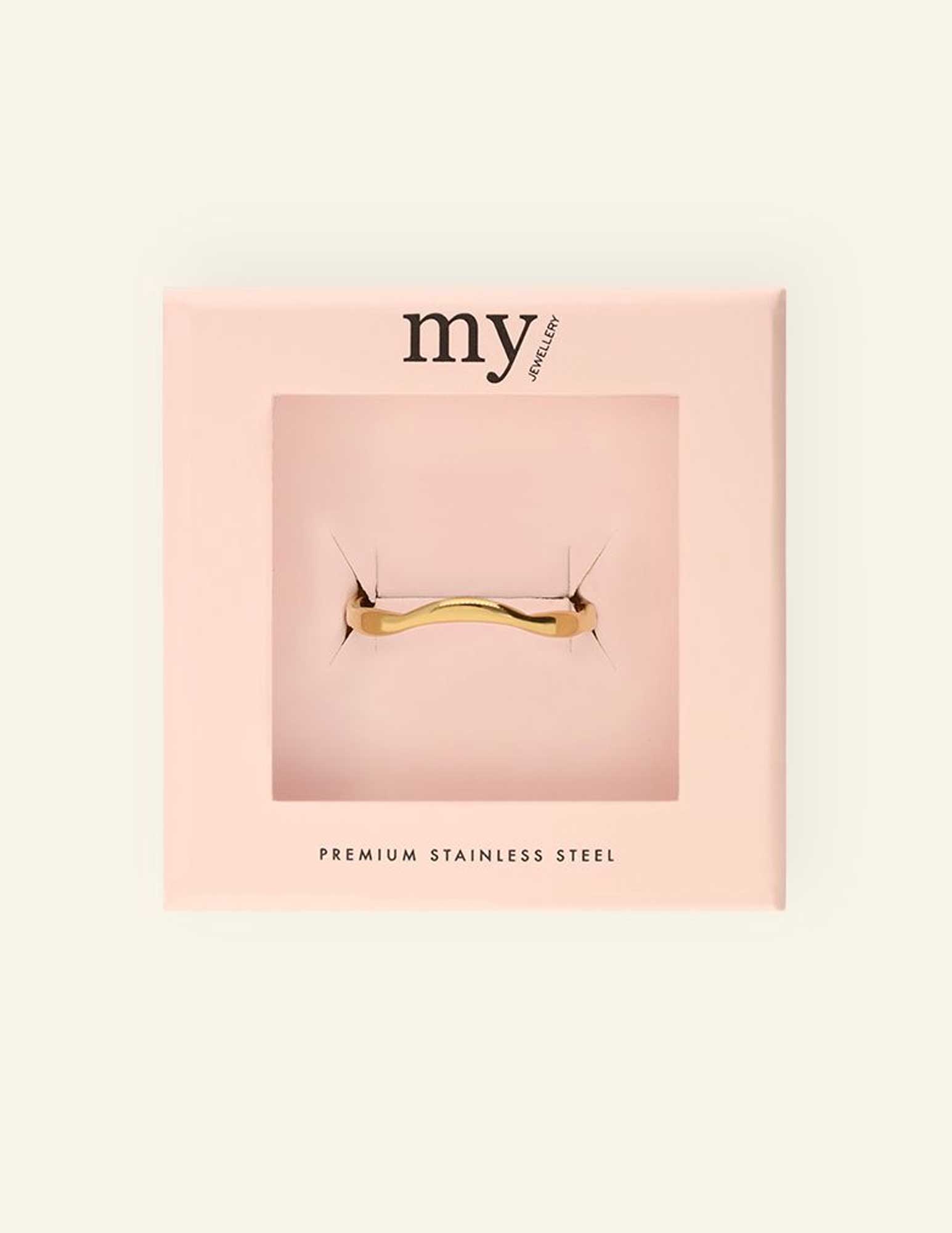 My Jewellery Ring gedraaid MJ08990 Goud