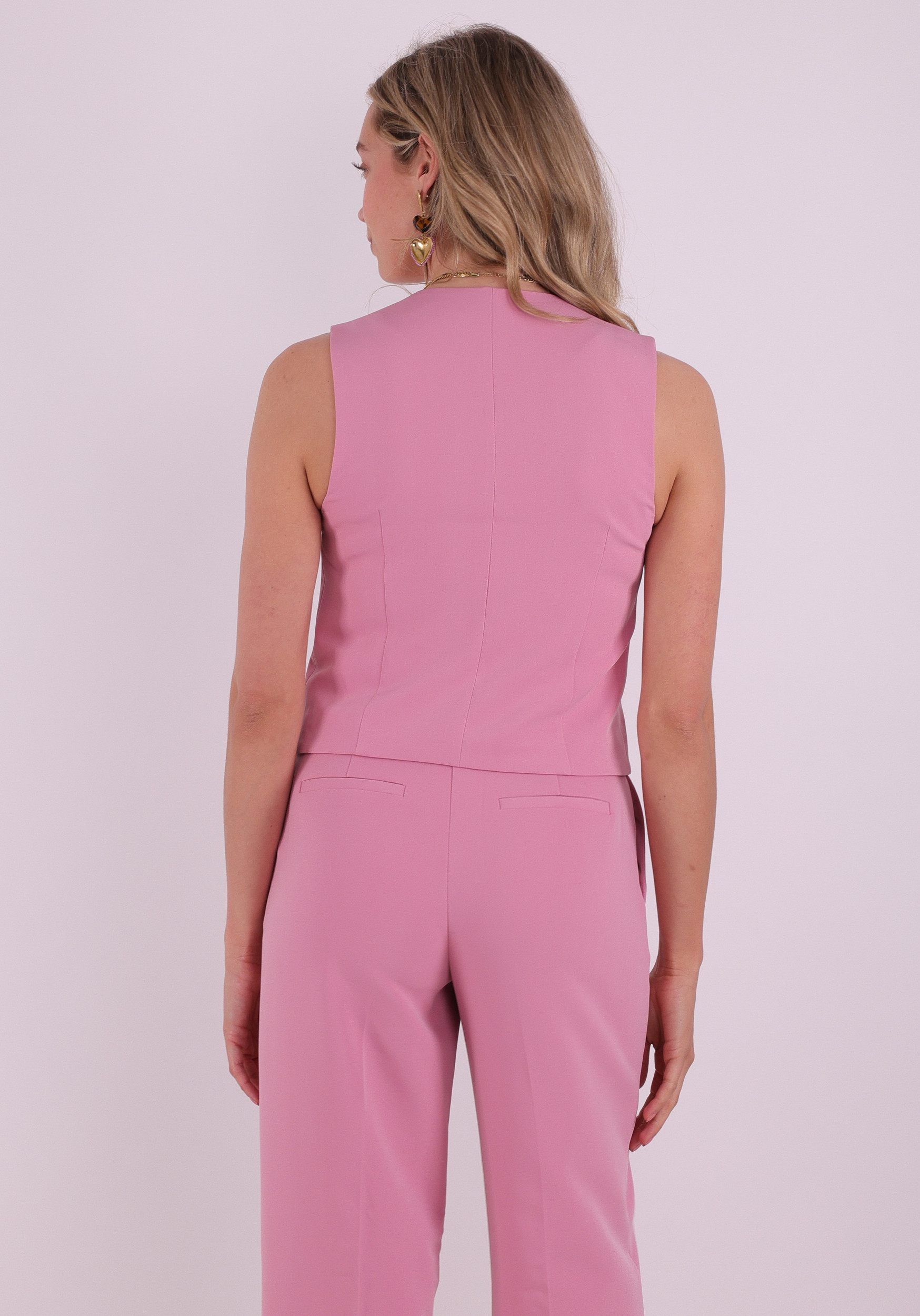 Vila Gilet Iris 14115310 Roze