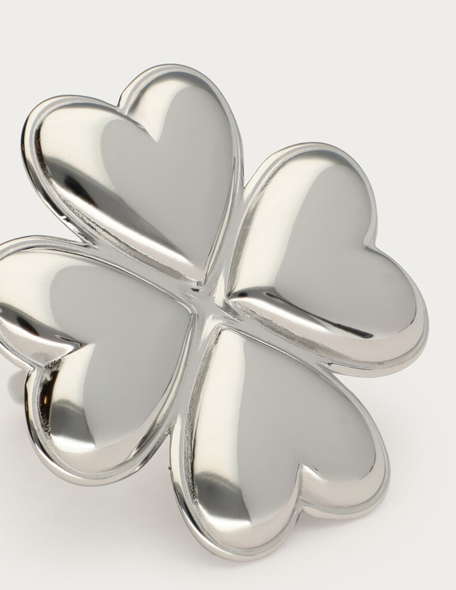 My Jewellery Sunrocks statement ring klaver MJ12601 Zilver