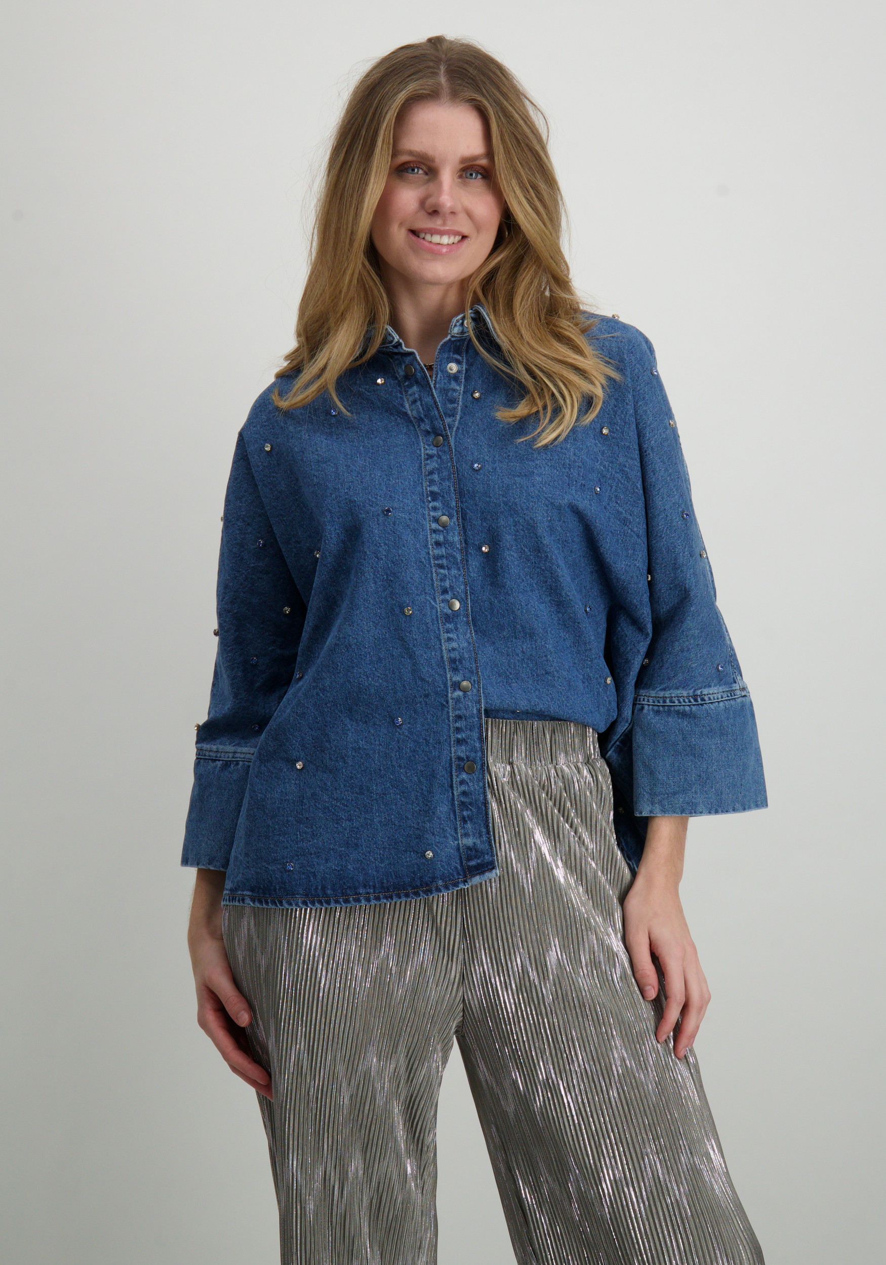 Only Denim blouse Grace 15307936 Jeans blauw