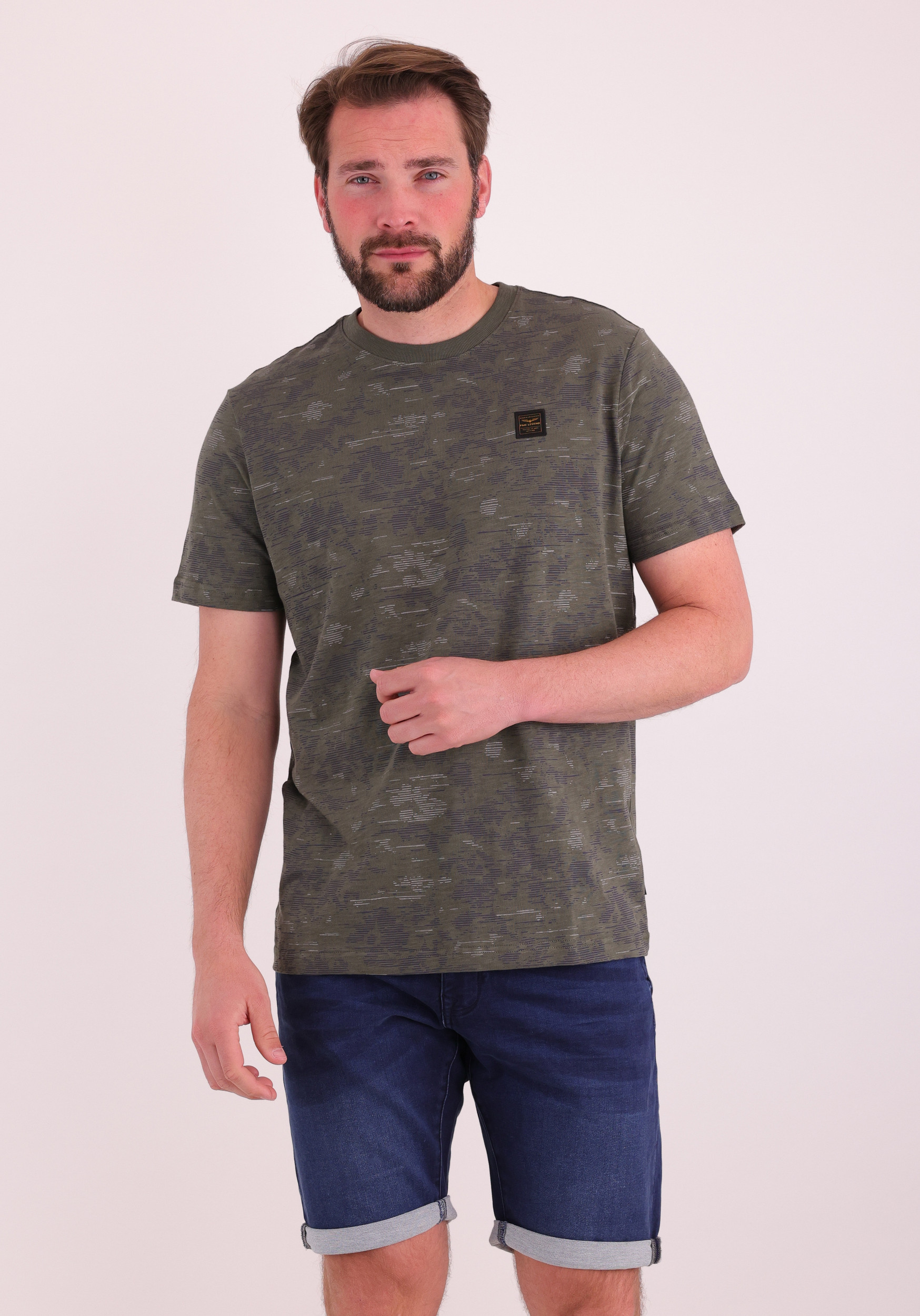PME Legend T-shirt PTSS2603574 Donker groen