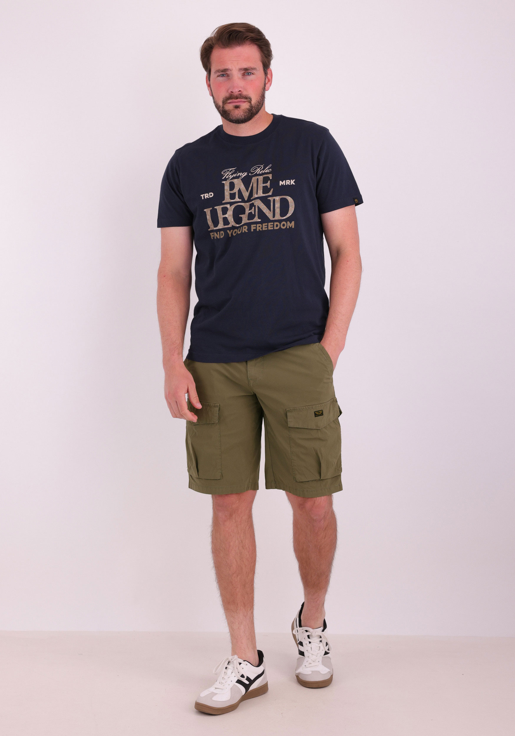 PME Legend Short hawkdown PSH2604697 Donker groen