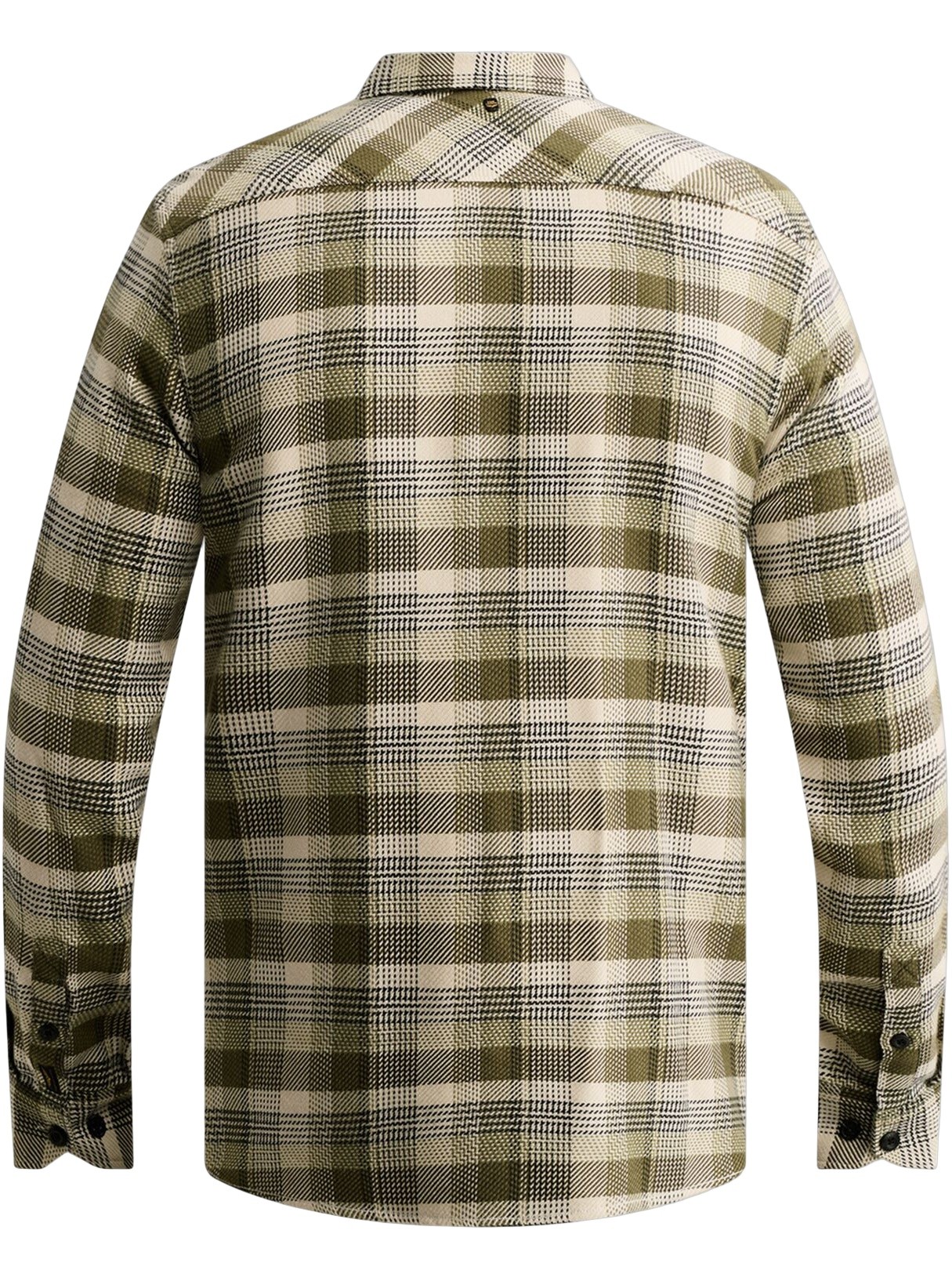PME Legend Overhemd Geruit PSI2608216 Midden groen