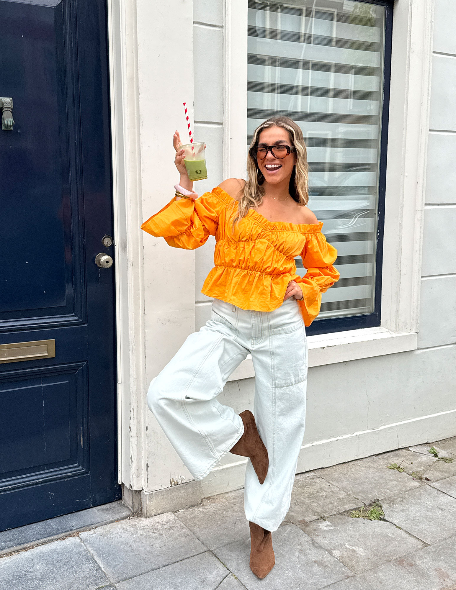 Harper & Yve Blouse Roan HS6P601 Oranje