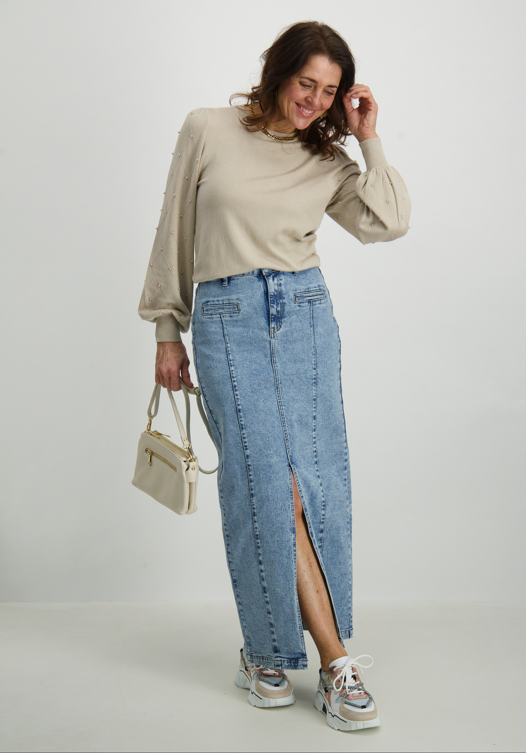 Kaffe Clothing Denim rok Throa 10509351 Jeans blauw