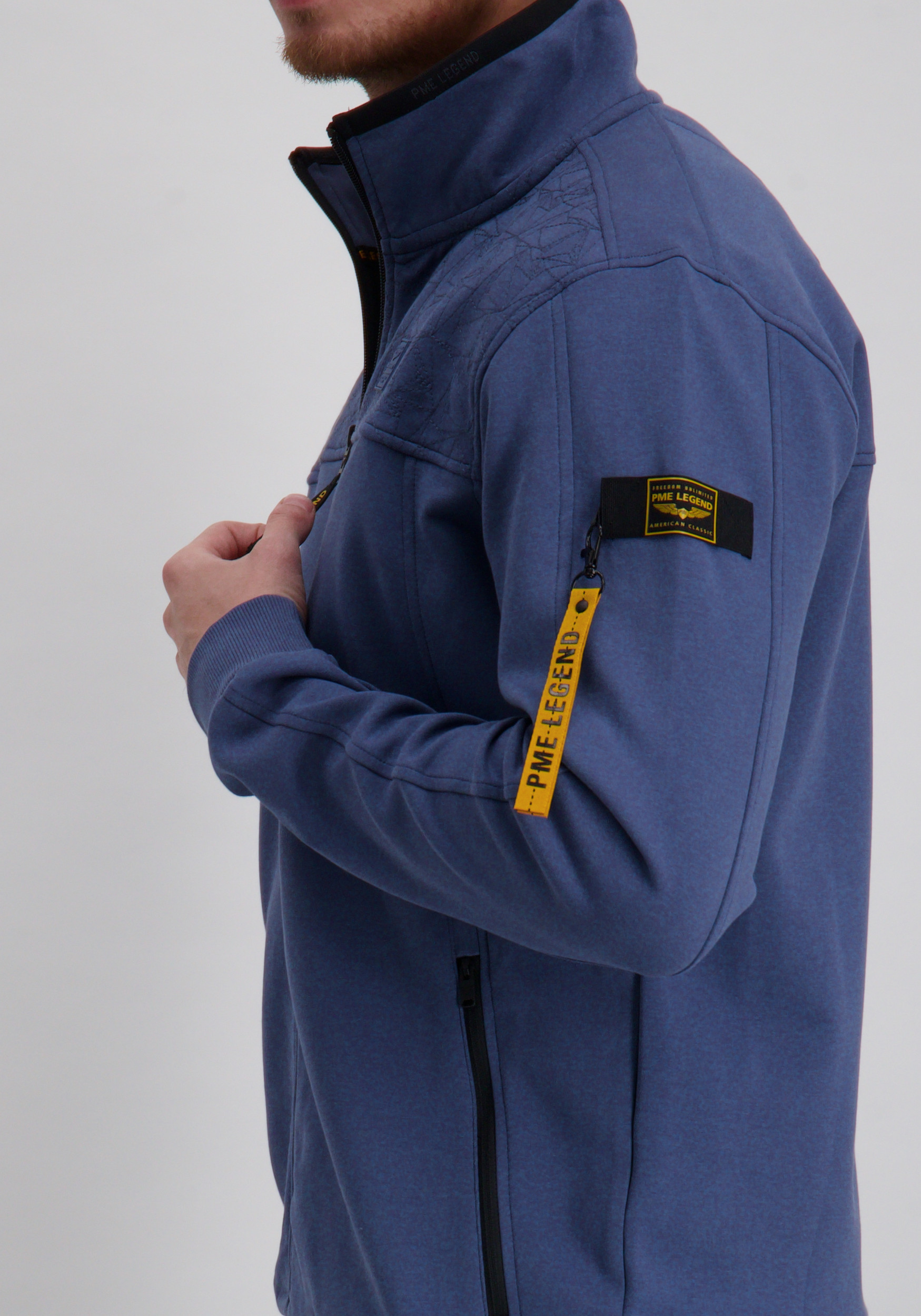 PME Legend Vest Interlock PSW2511475 Raf blauw