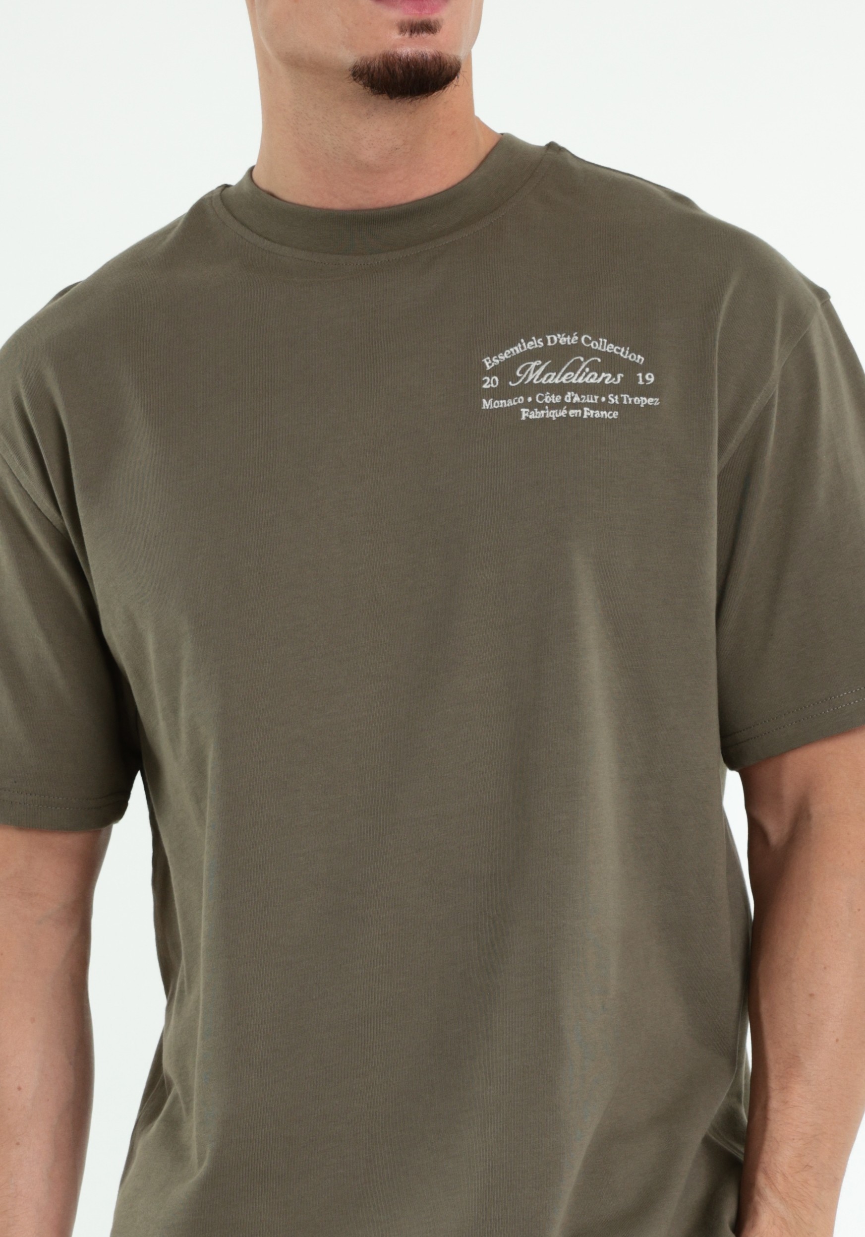 Malelions T-shirt Marina MMA40026075 Donker groen