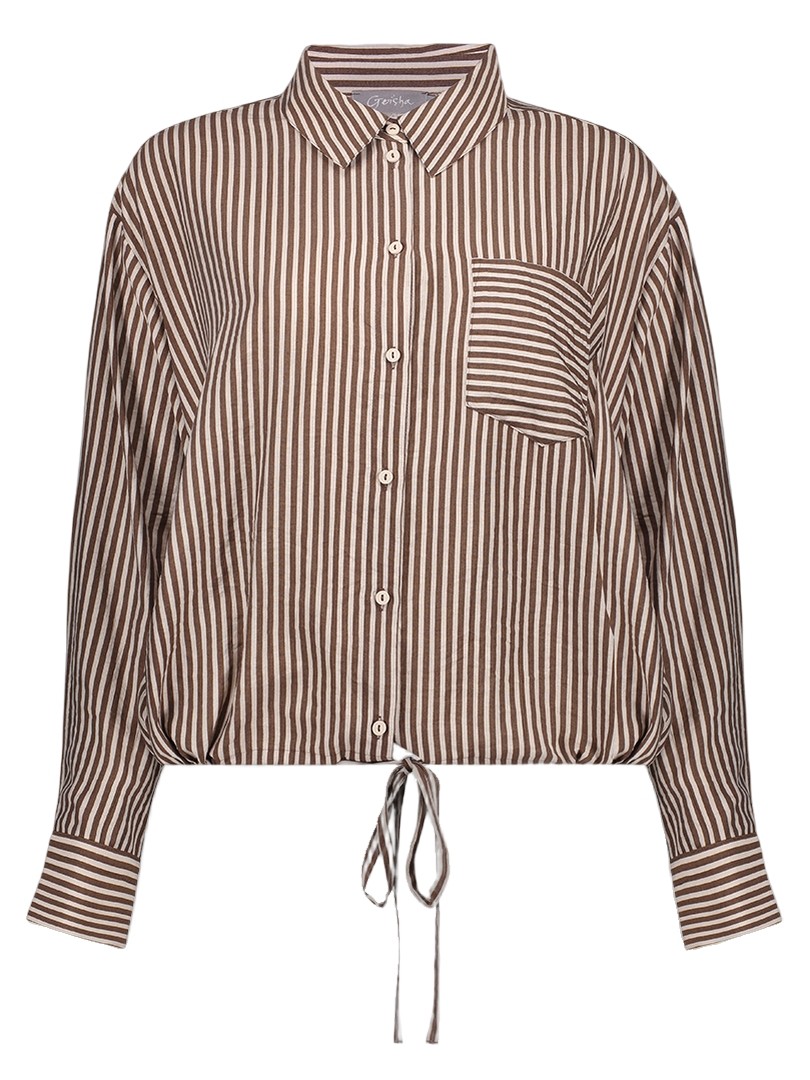 Geisha Striped blouse 63711-20