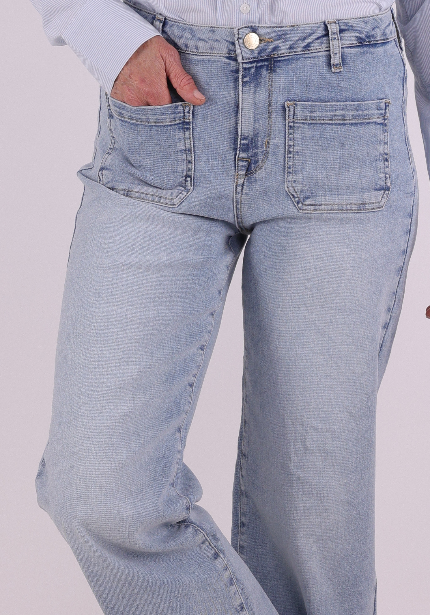 Tramontana Jeans Straight B01-19-101 Licht blauw