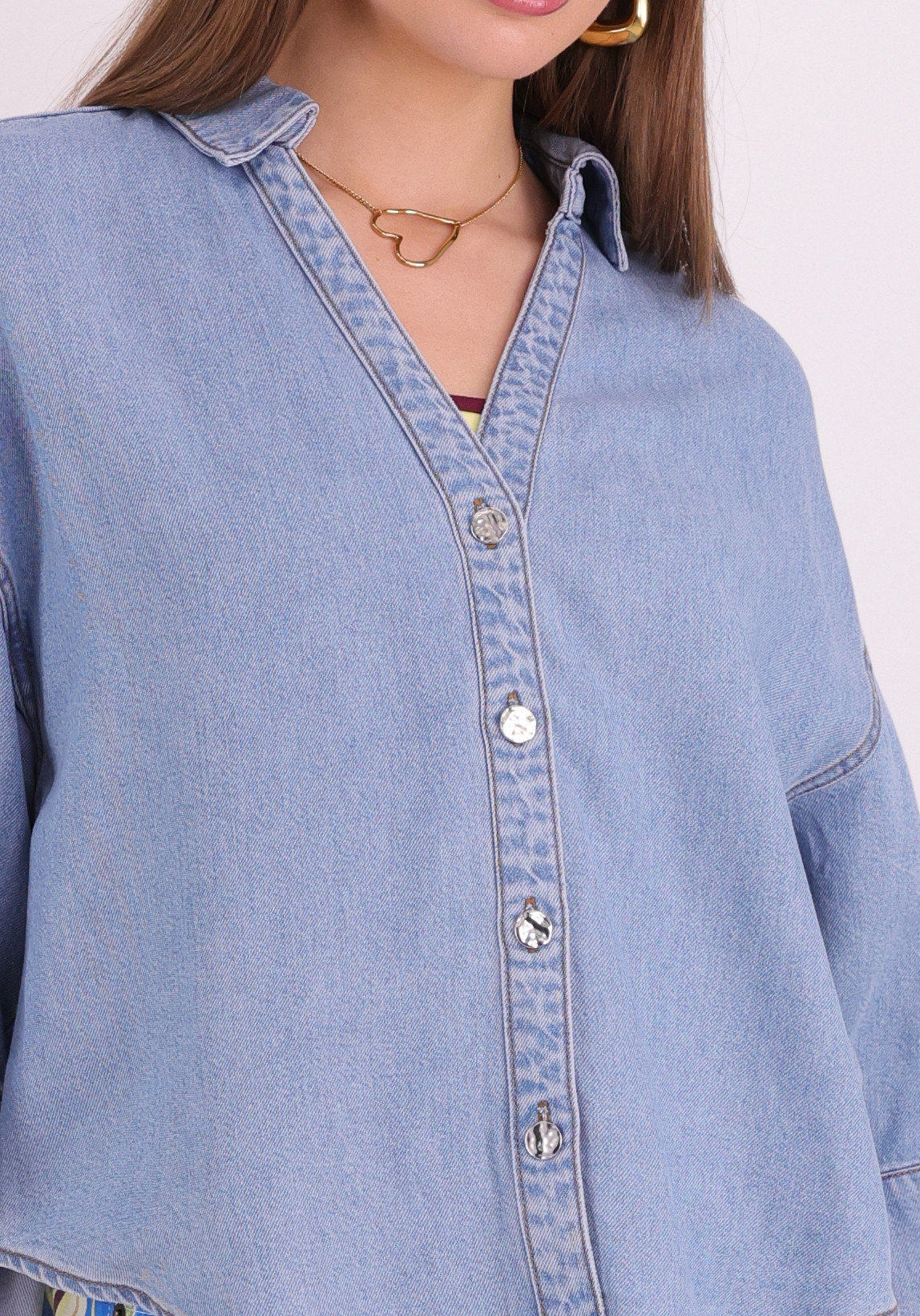 FREE|QUENT BLouse Milo 207843 Jeans blauw