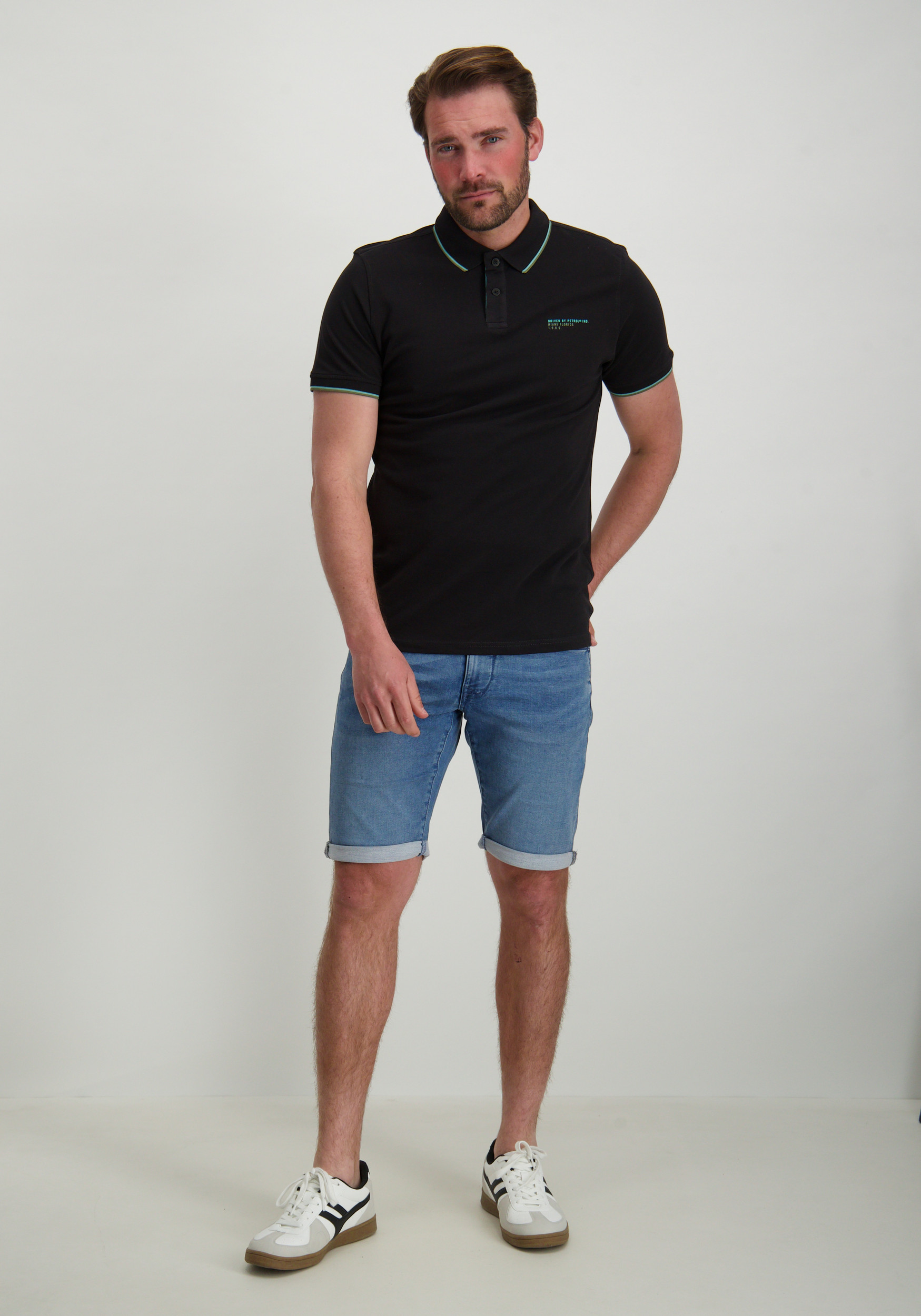 Petrol Polo M-1050-POL102 Zwart