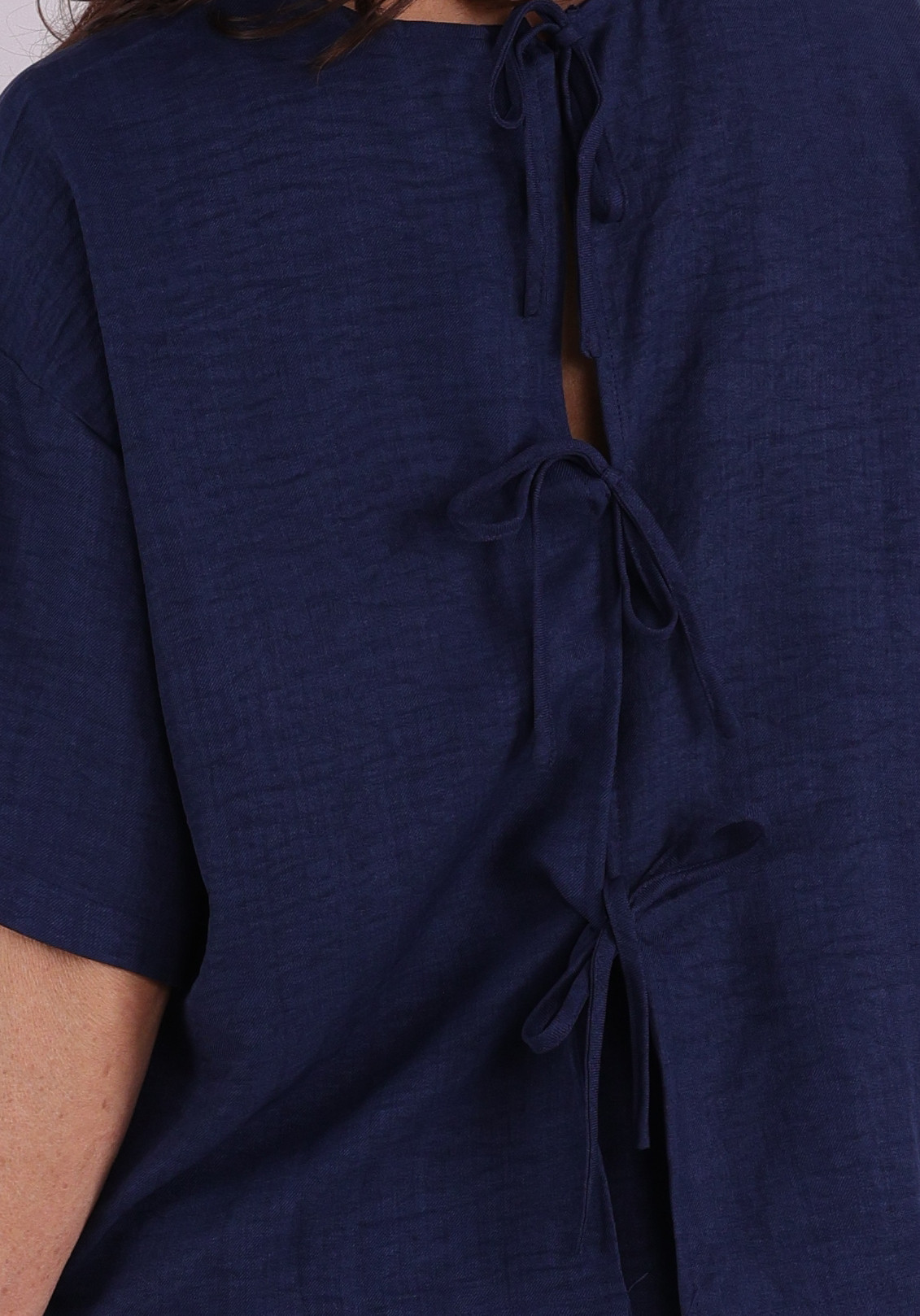 Ichi Blouse Katico 20125563 Blauw