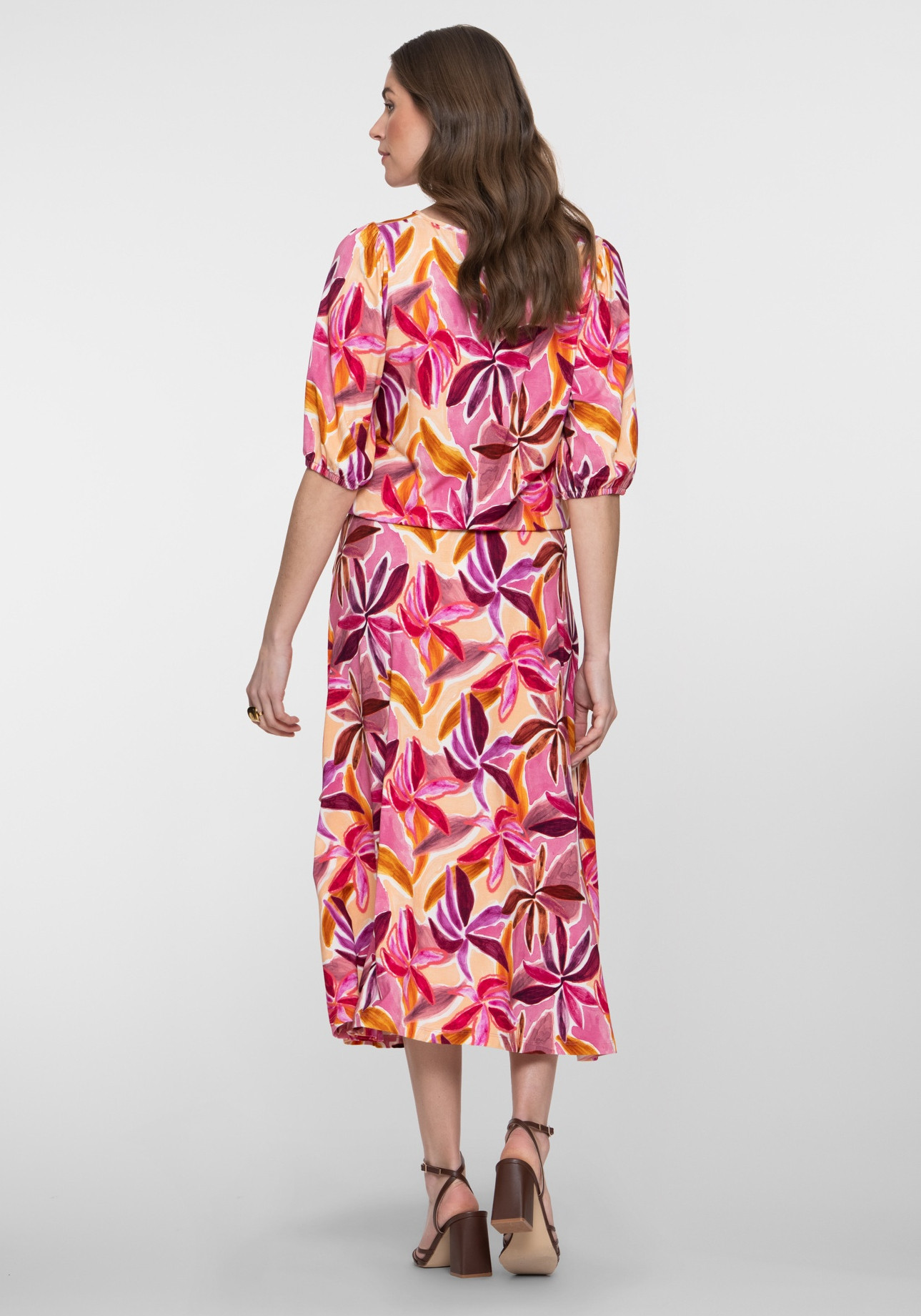 Geisha Lange rok 66070-60 JILL Paars