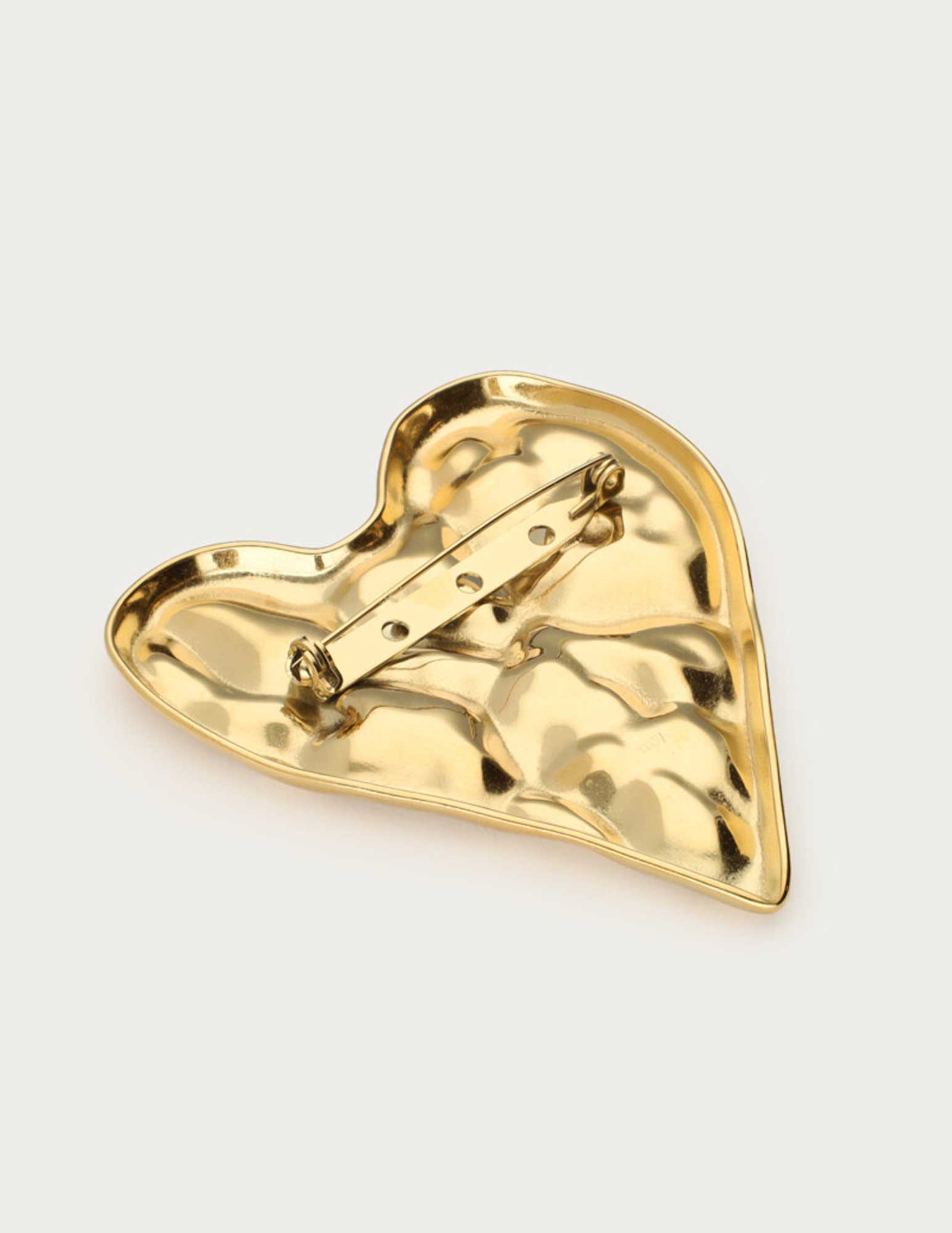 My Jewellery Big heart broche MJ13588 Goud