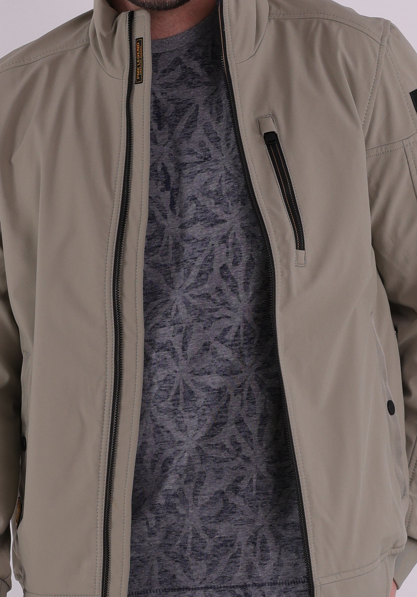 PME Legend Jas Flight jacket PJA2602108 Beige