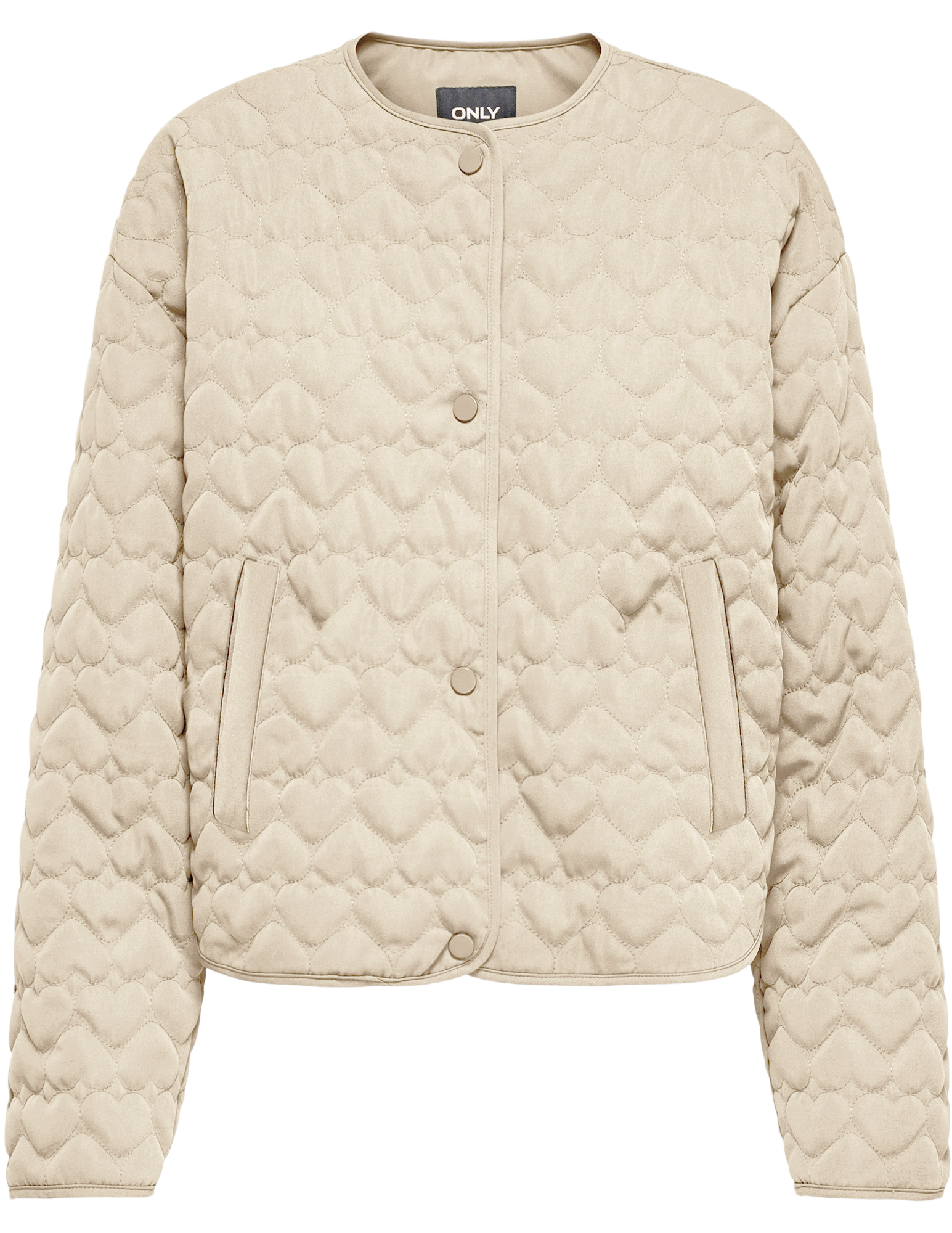 Only Jacket heart quilted 15366265 Beige
