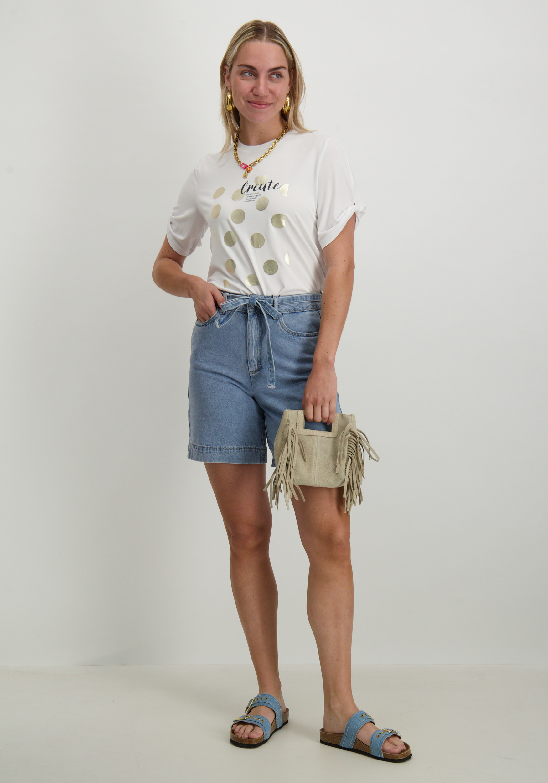 Only T-shirt Free 15349921 Wit