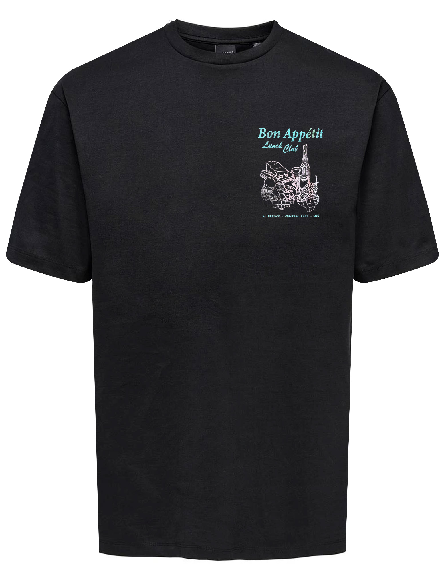 ONLY & SONS T-shirt Bistro 22033630 Zwart