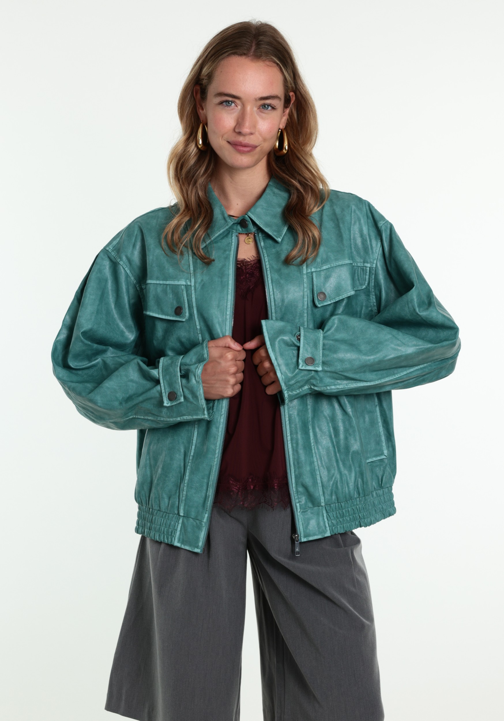 Harper & Yve Jacket Bratt AW6P201 Turquoise
