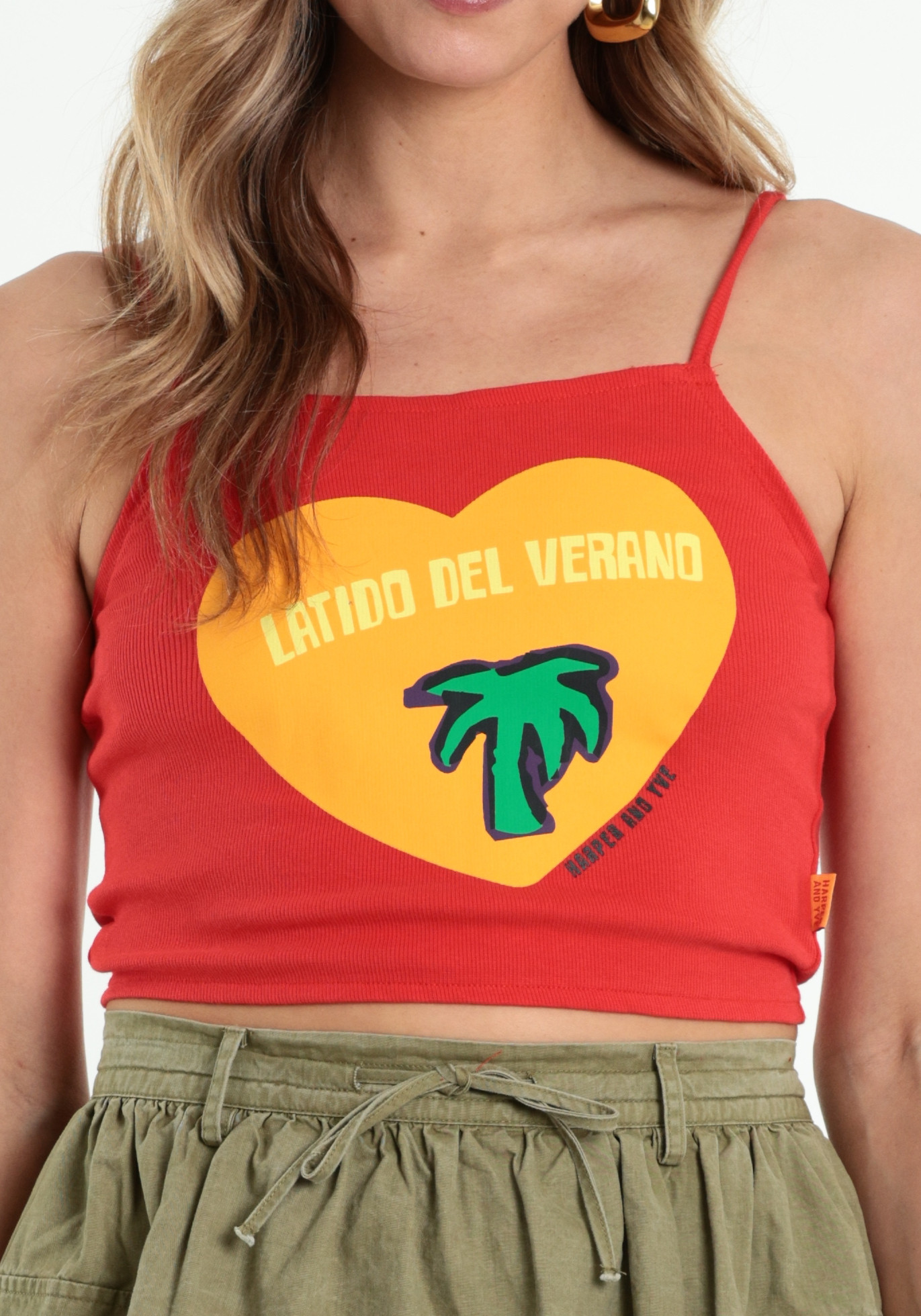 Harper & Yve Top Latidodelverano HS6P416 Rood