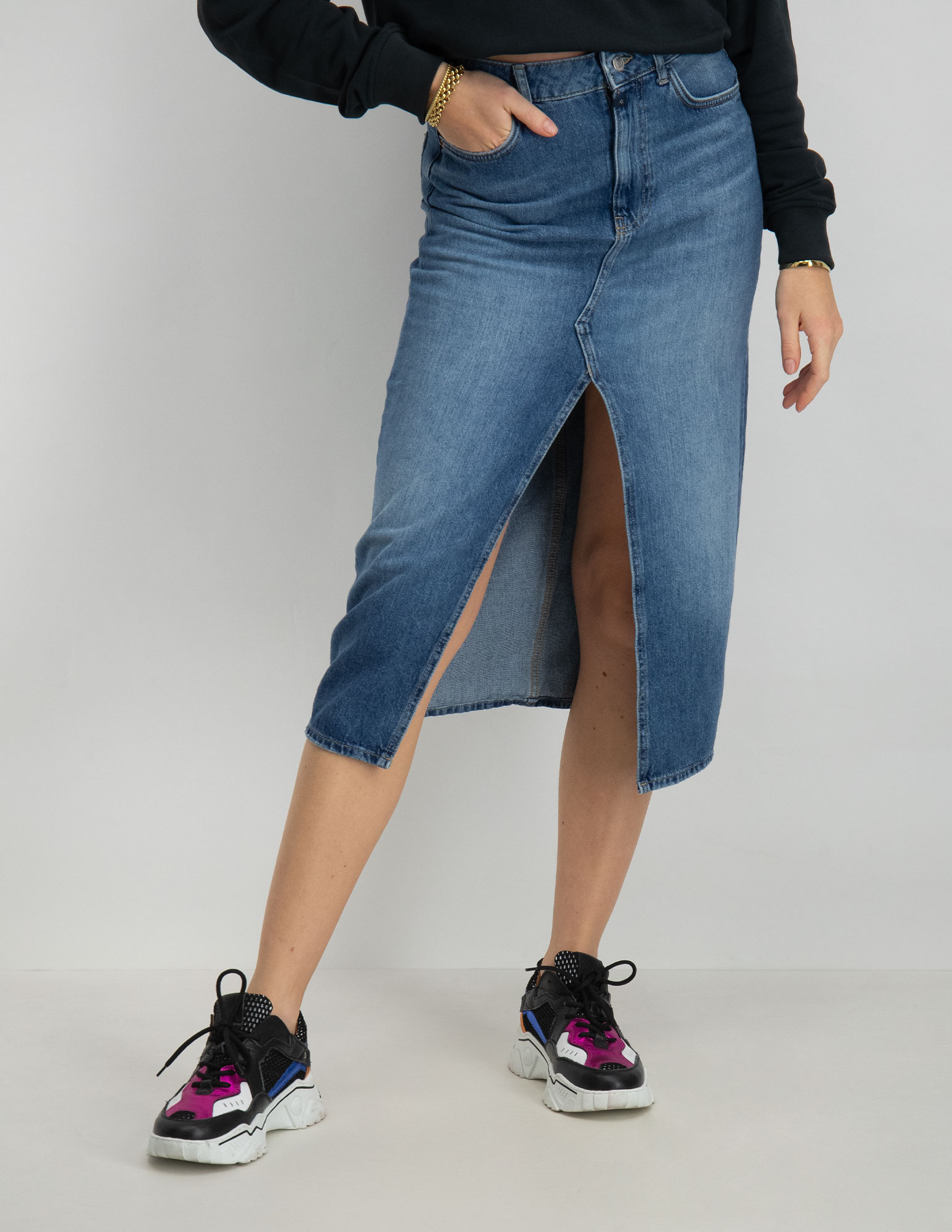 Cup of Joe Lange rok Helen Helen Blauw