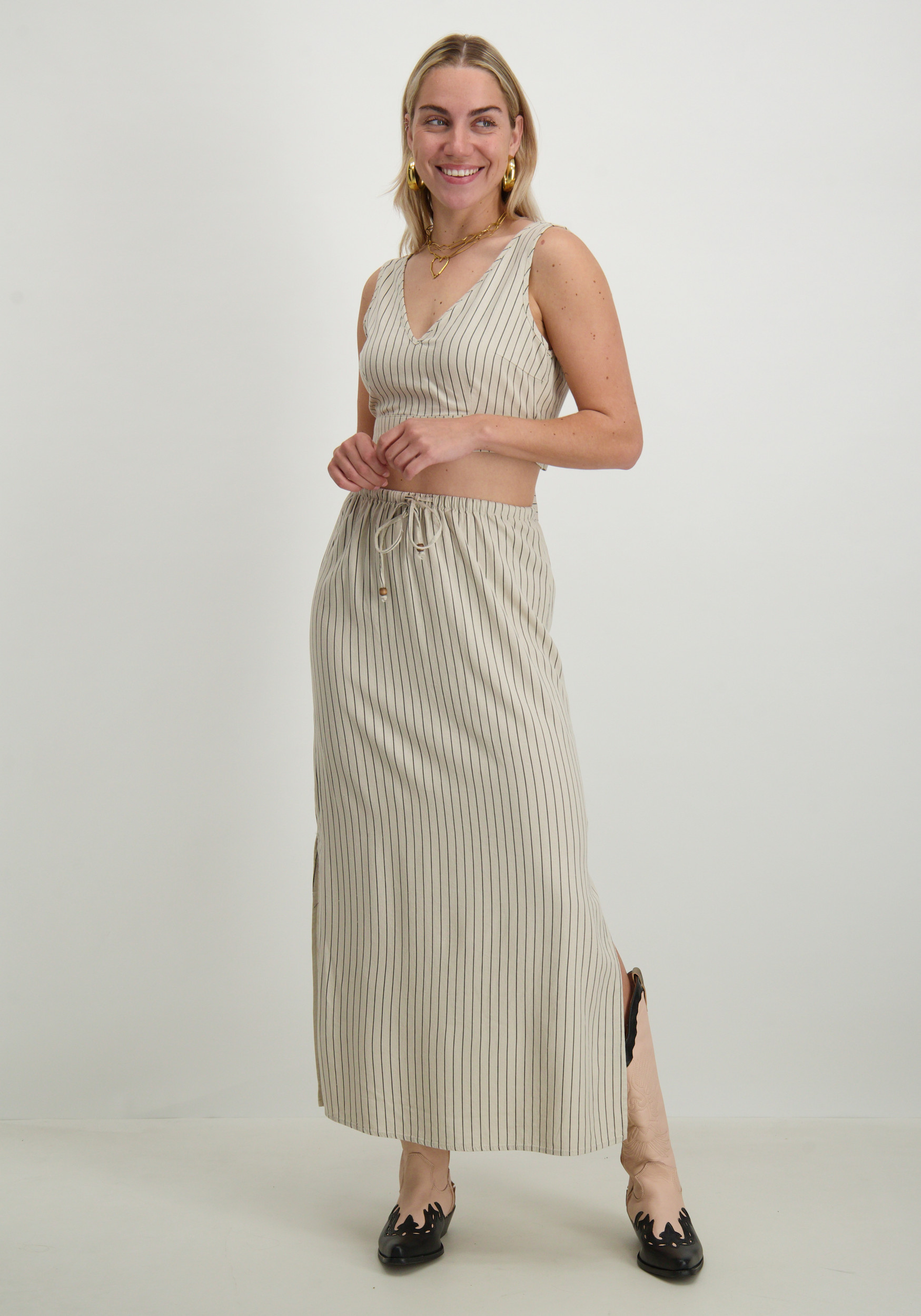 Vero moda Rok Mymilo 10321622 Taupe