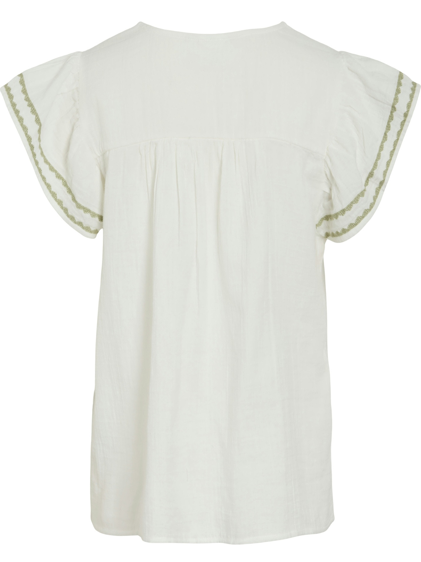 Vila Top Tovan 14104844 Wolwit-ecru