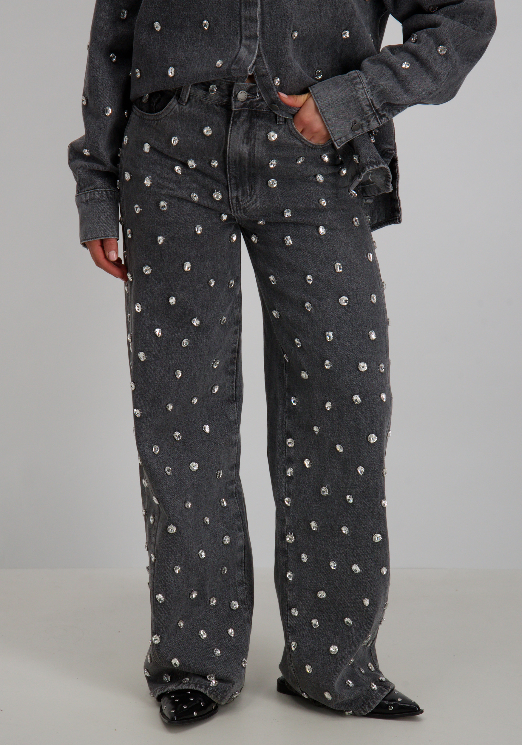 Harper & Yve Jeans Mayra AW25N101 Grijs