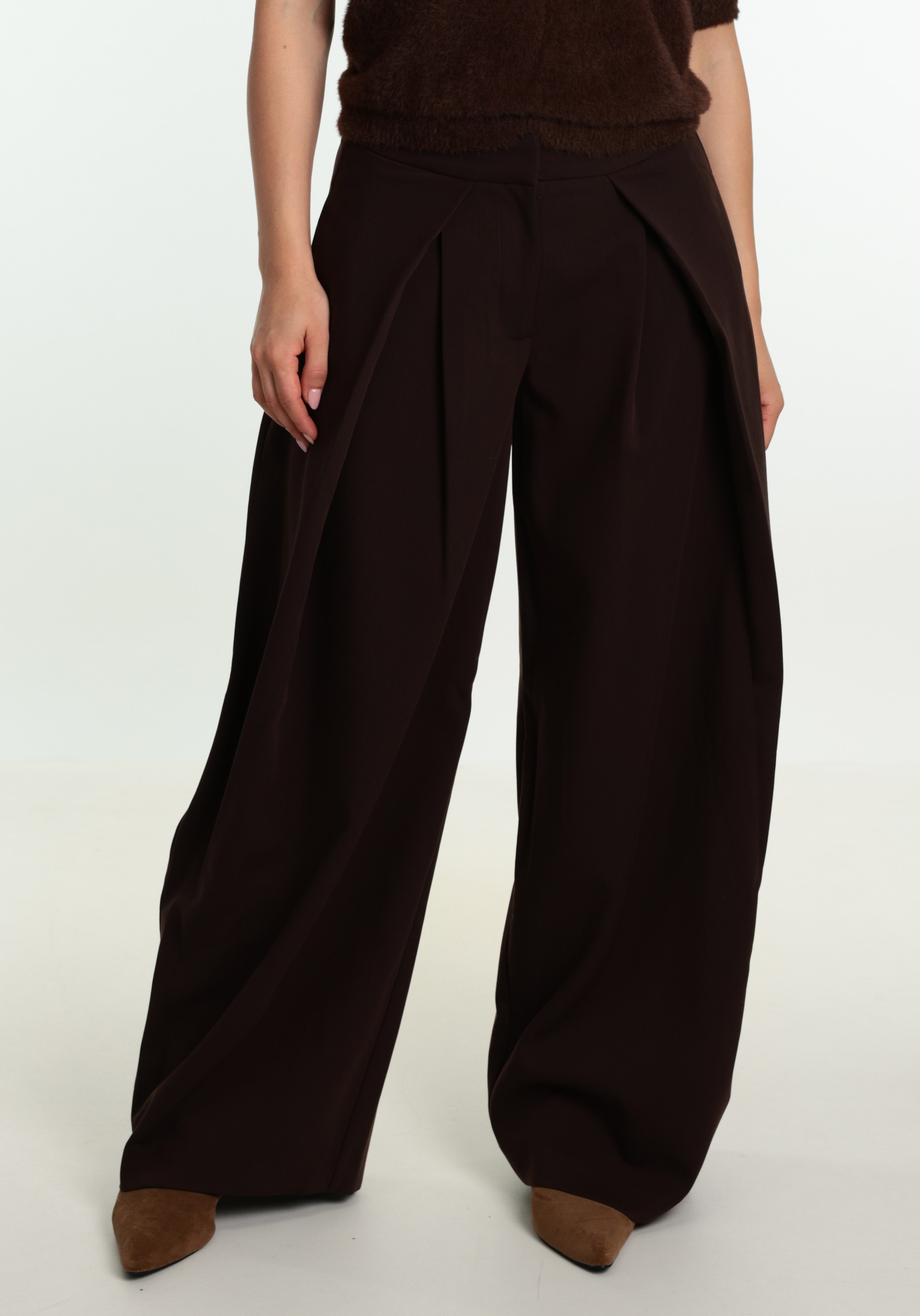 ONLY Broek Yasmine 15390774 Bruin