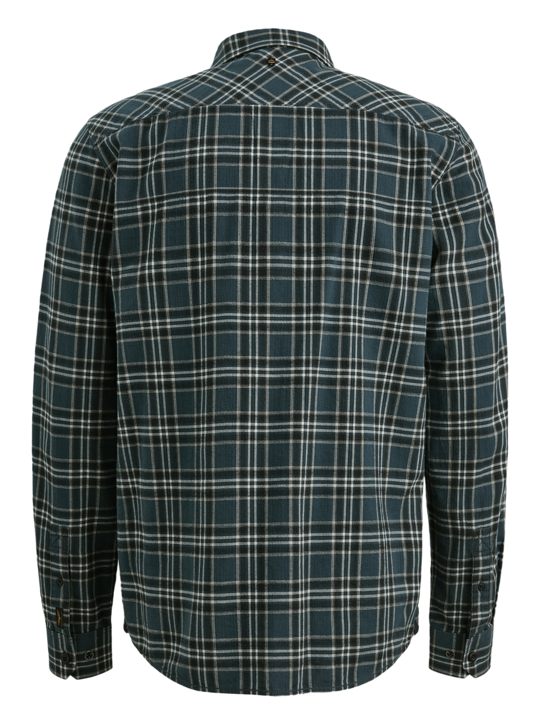 PME Legend Overhemd geruit PSI2510201 Donker blauw