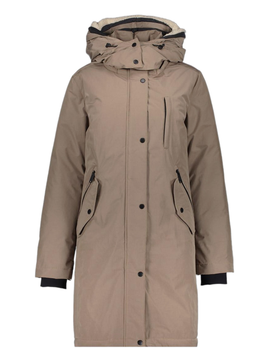 Geisha Winterjas Teddy 58500-12 Donker beige