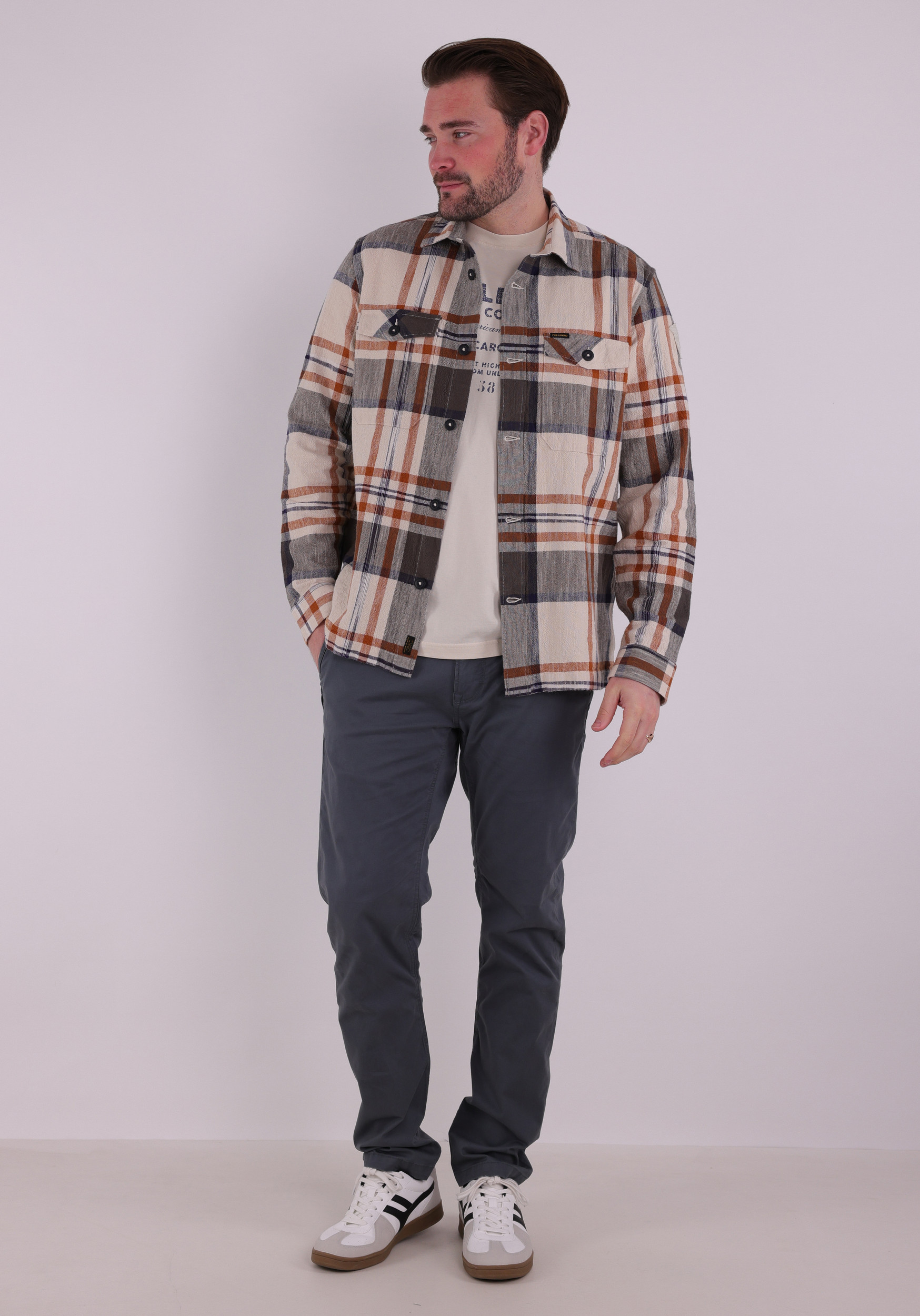 PME Legend T-shirt Play PTSS2602560 Ecru