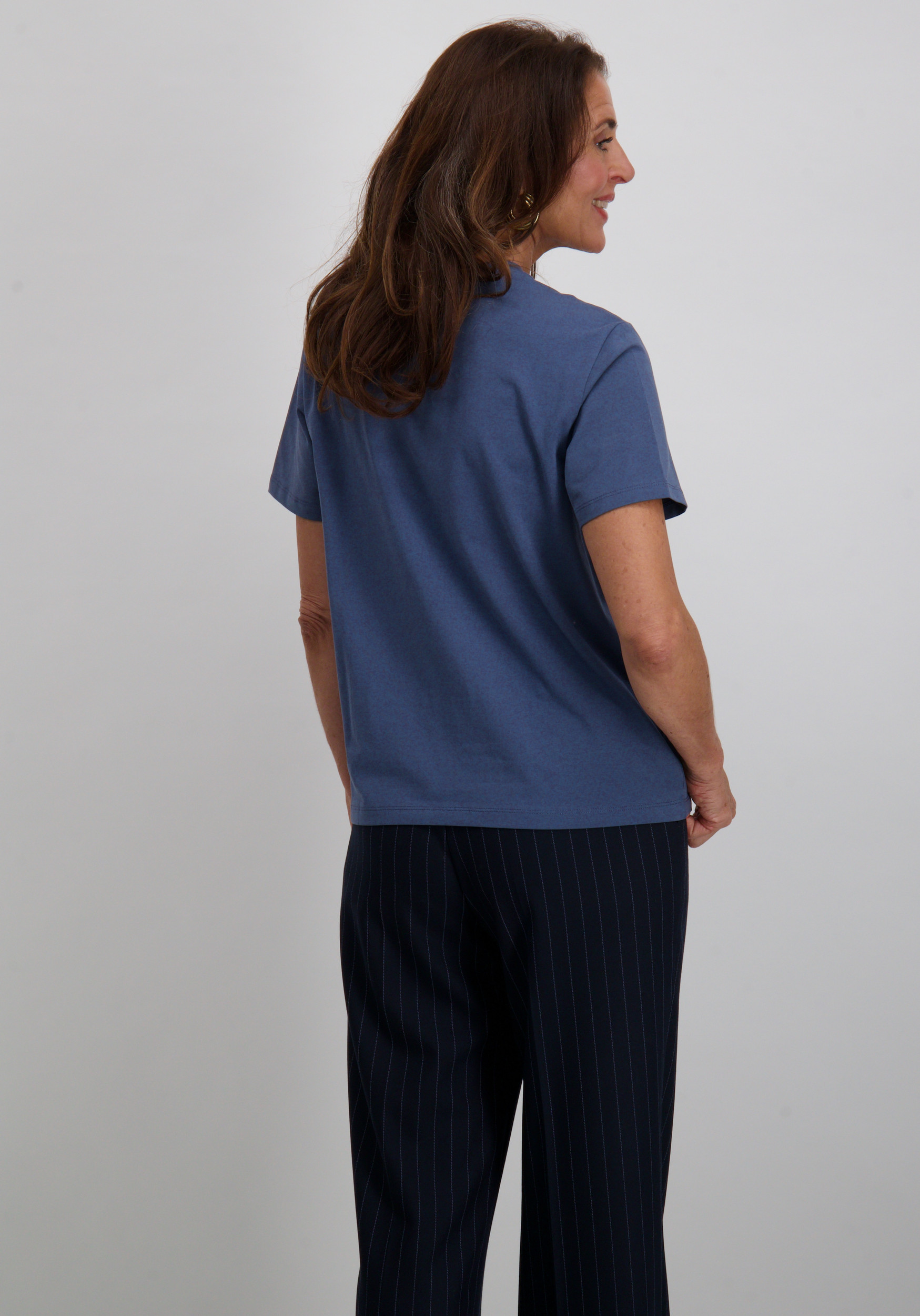 Vila T-shirt Nora 14103448 Raf blauw