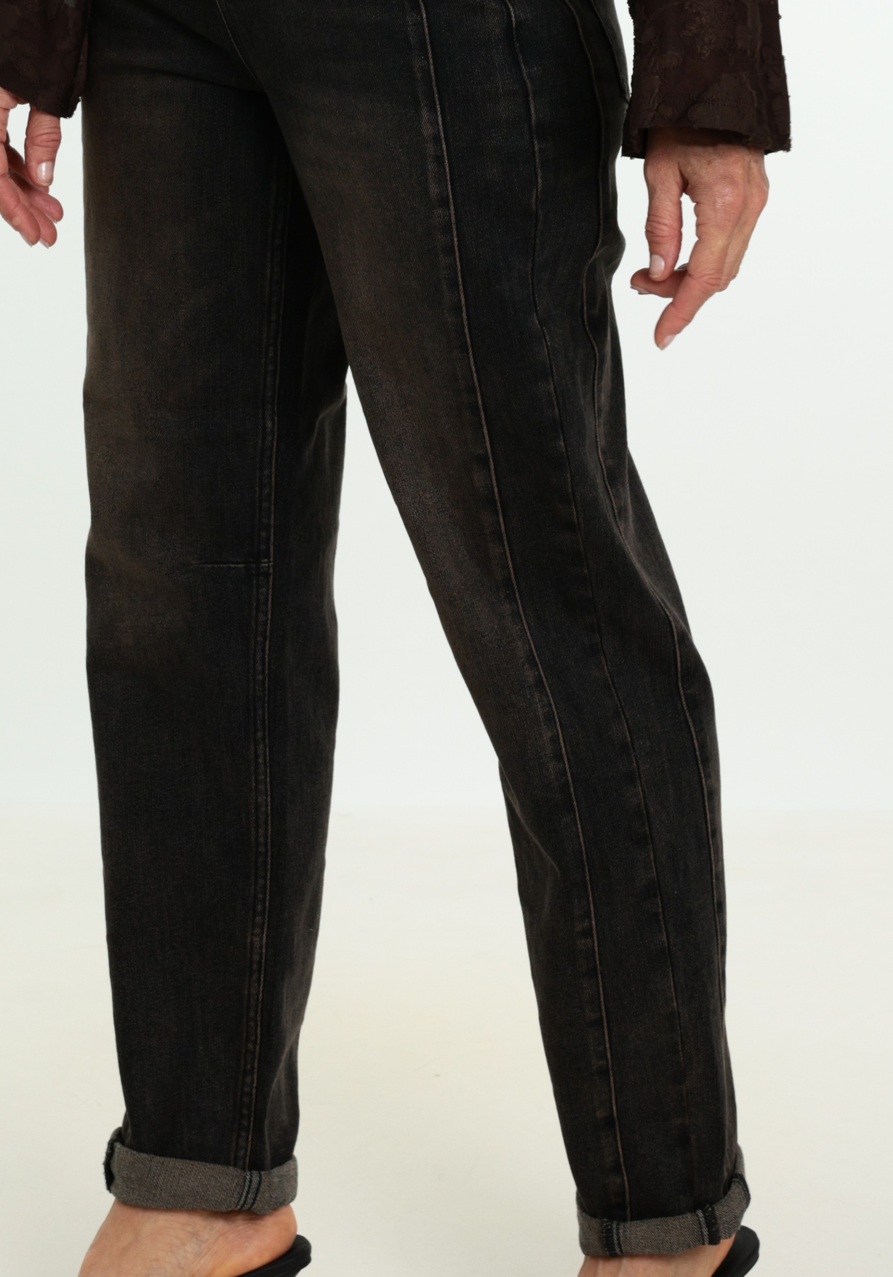 Red Button Jeans Caitlina SRB5031 Donker bruin
