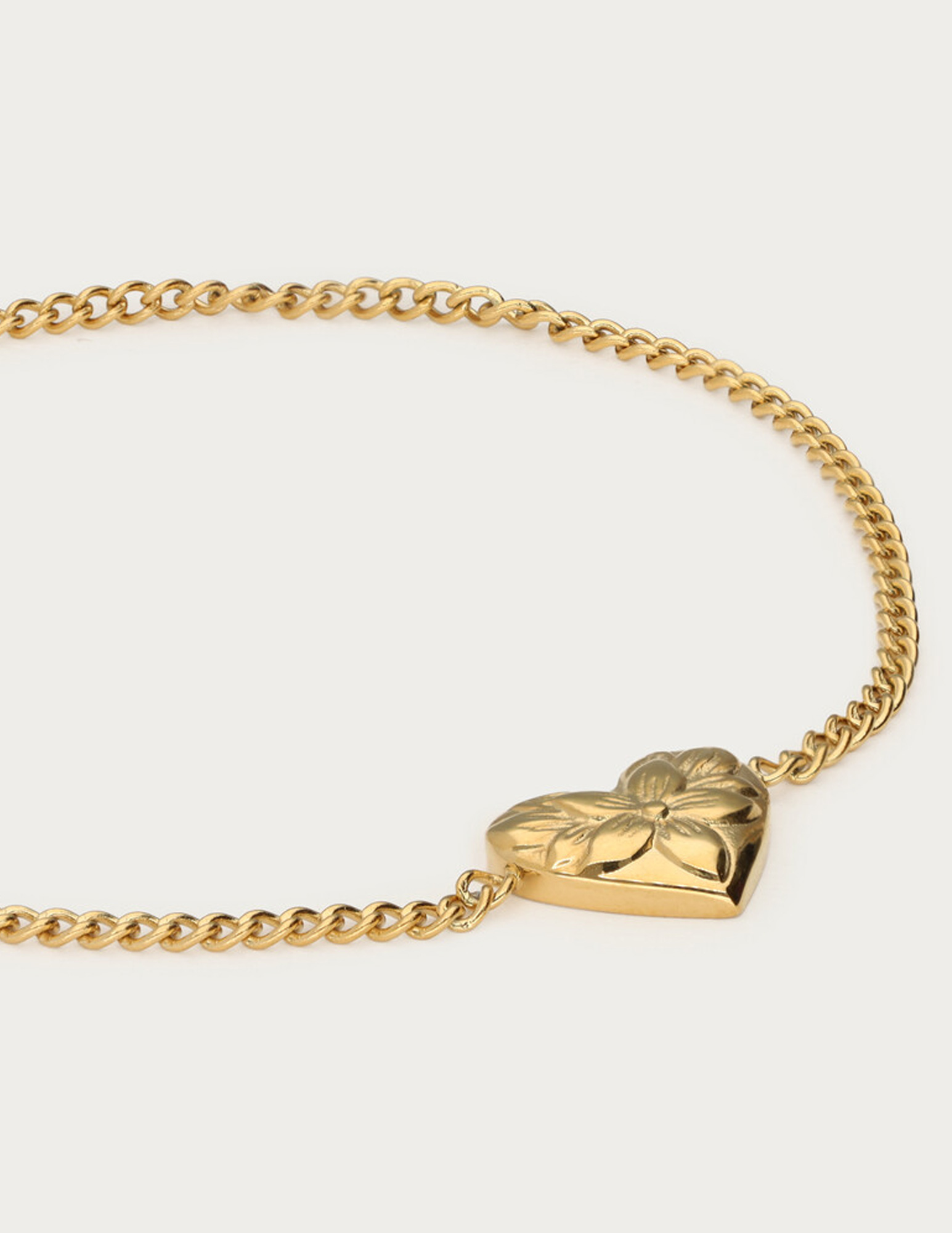 My Jewellery Botanical armband met bloemen hart MJ13775 Goud