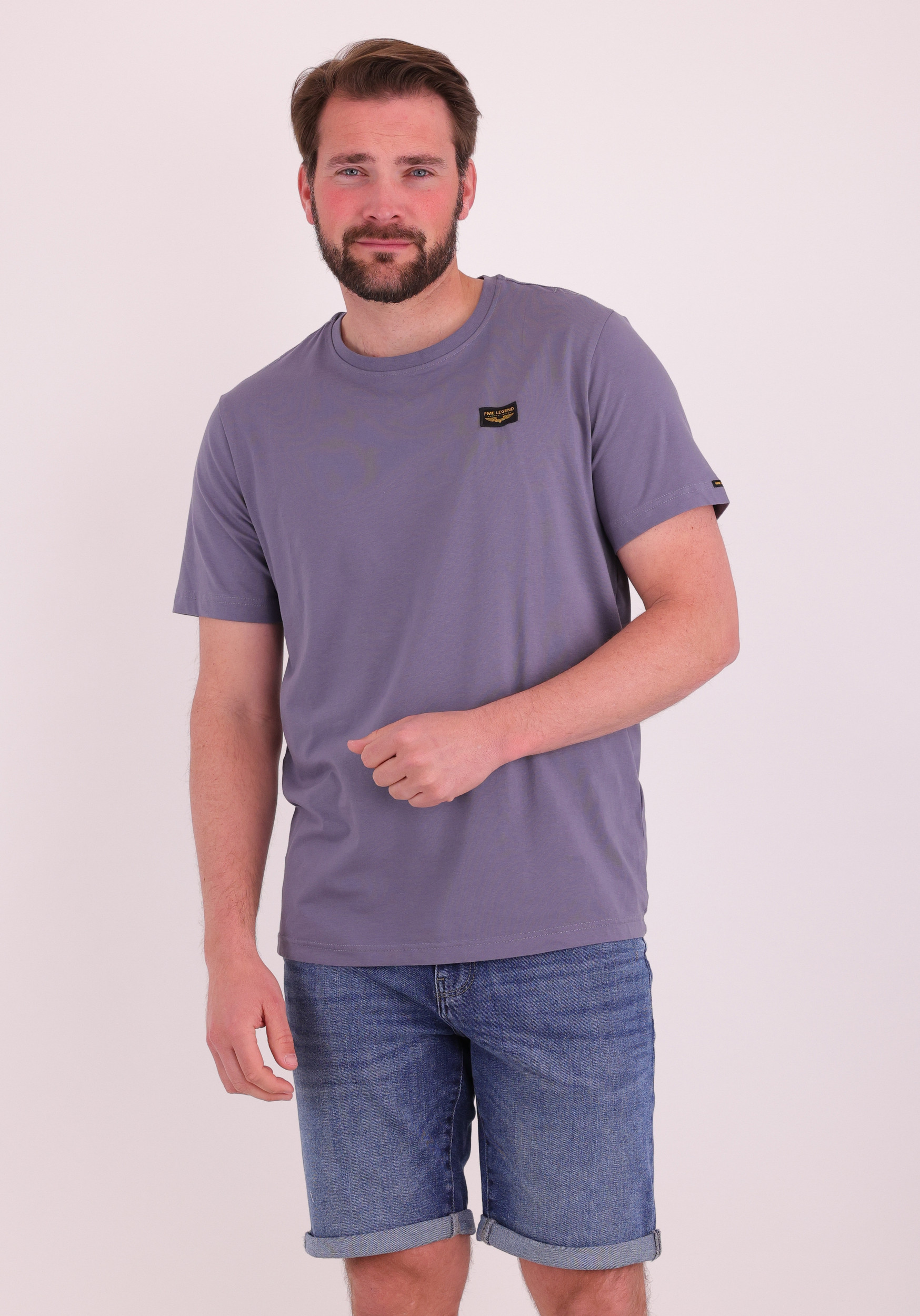 PME Legend T-shirt American classic PTSS2602599 Grijs