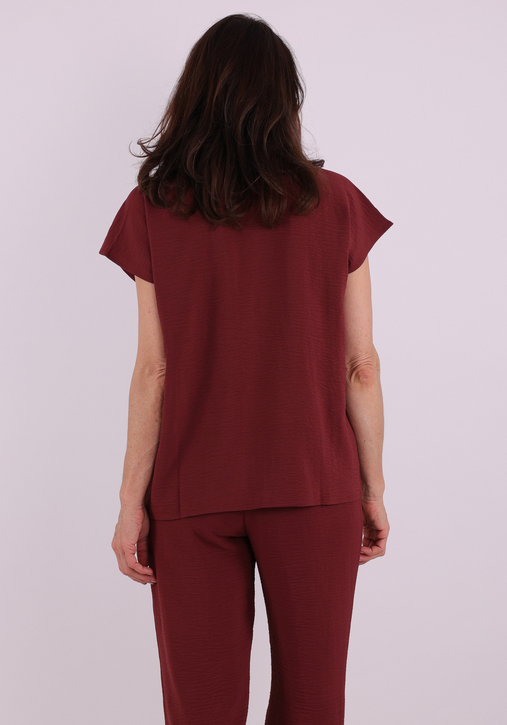 Geisha Blouse Crincle 63140-21 Rood