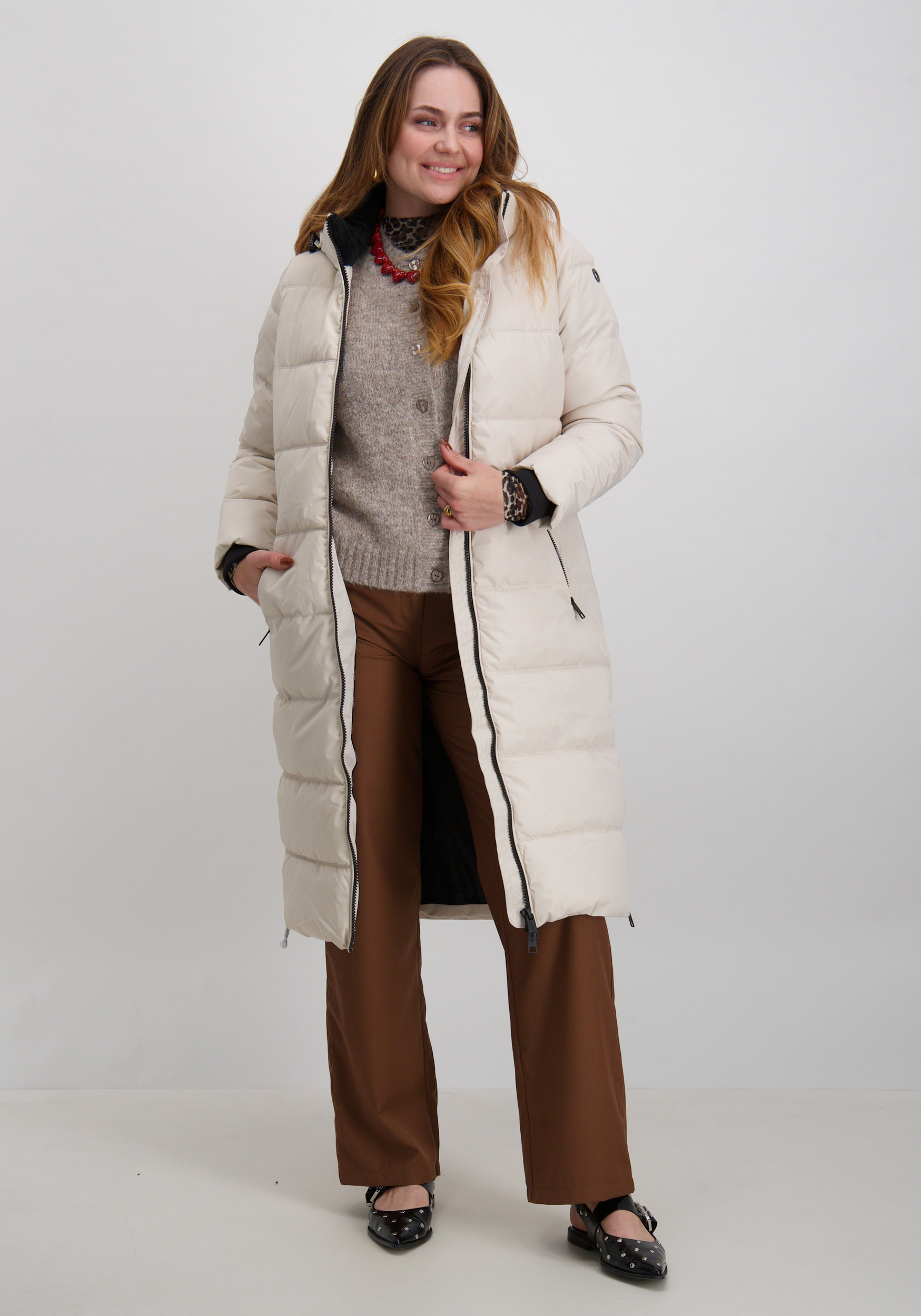 Covered - Romath Winterjas Julia 2  L60412 Ecru