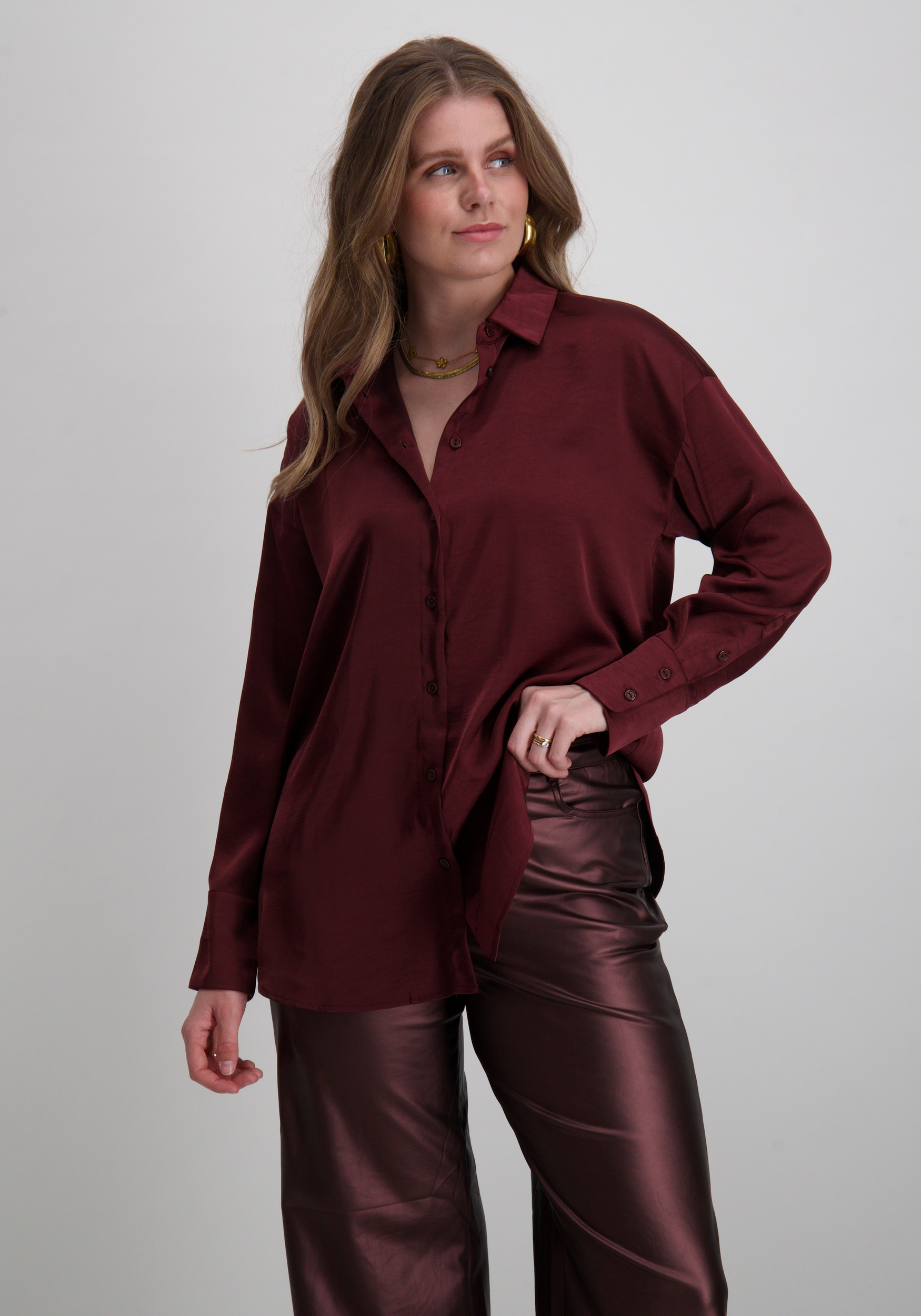 FREE|QUENT Blouse Nira 204492 Bordeaux
