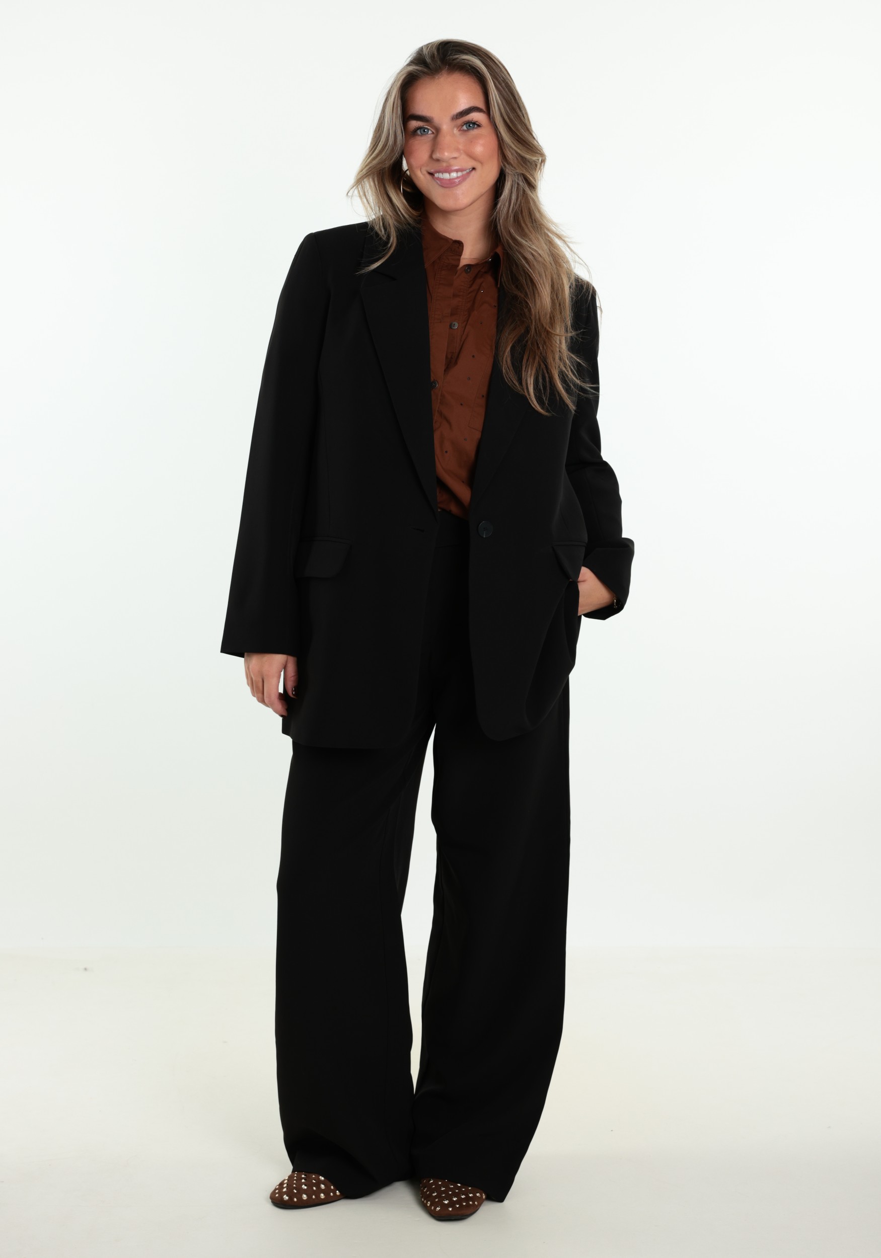 ONLY Broek Linda-Berry 15377077 Zwart