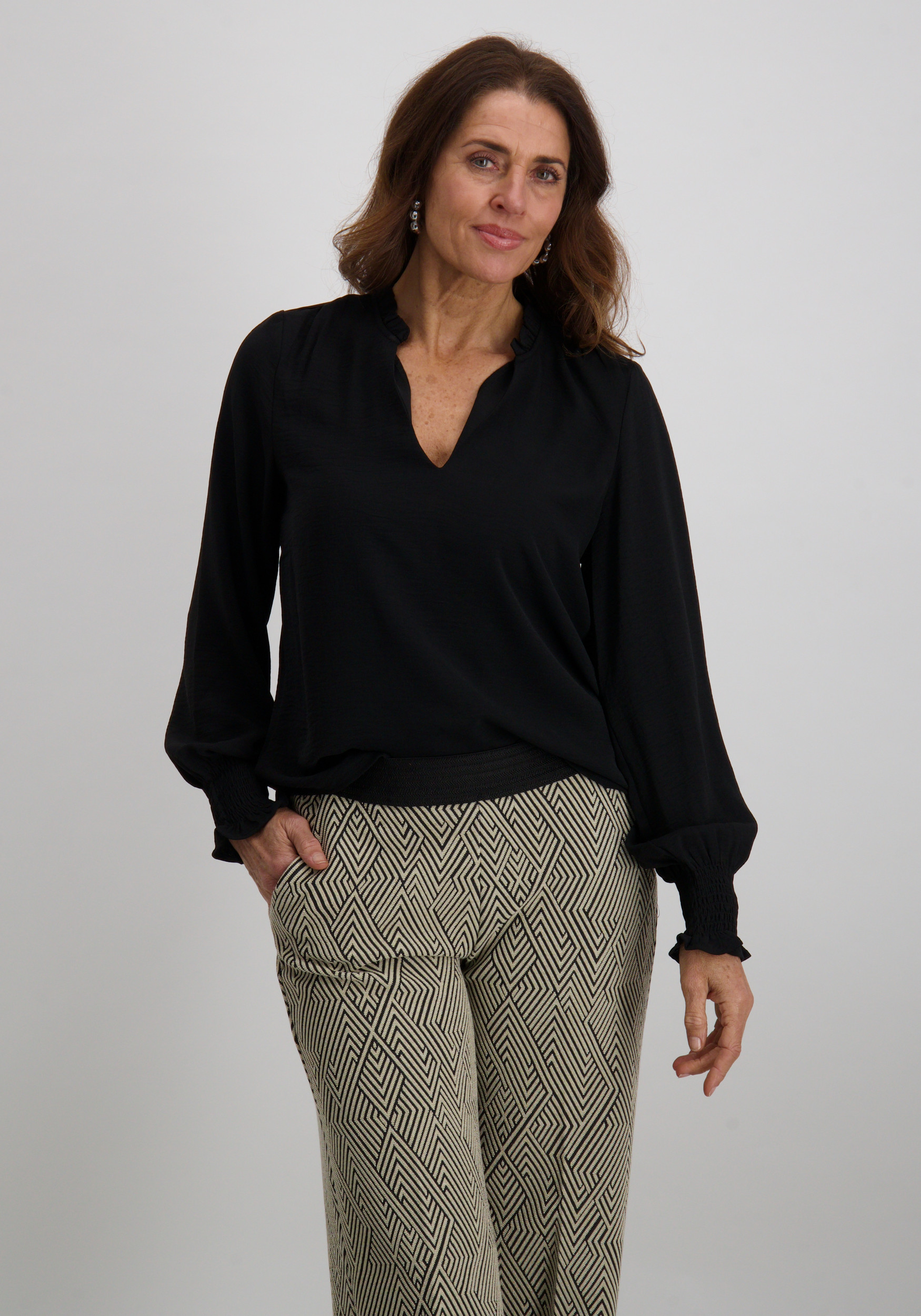 Vero moda Blouse Carla 10335240 Zwart