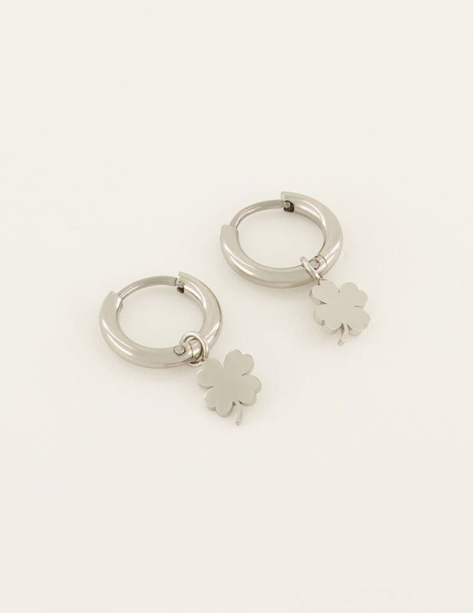 My Jewellery Oorbellen clover MJ07340 Zilver